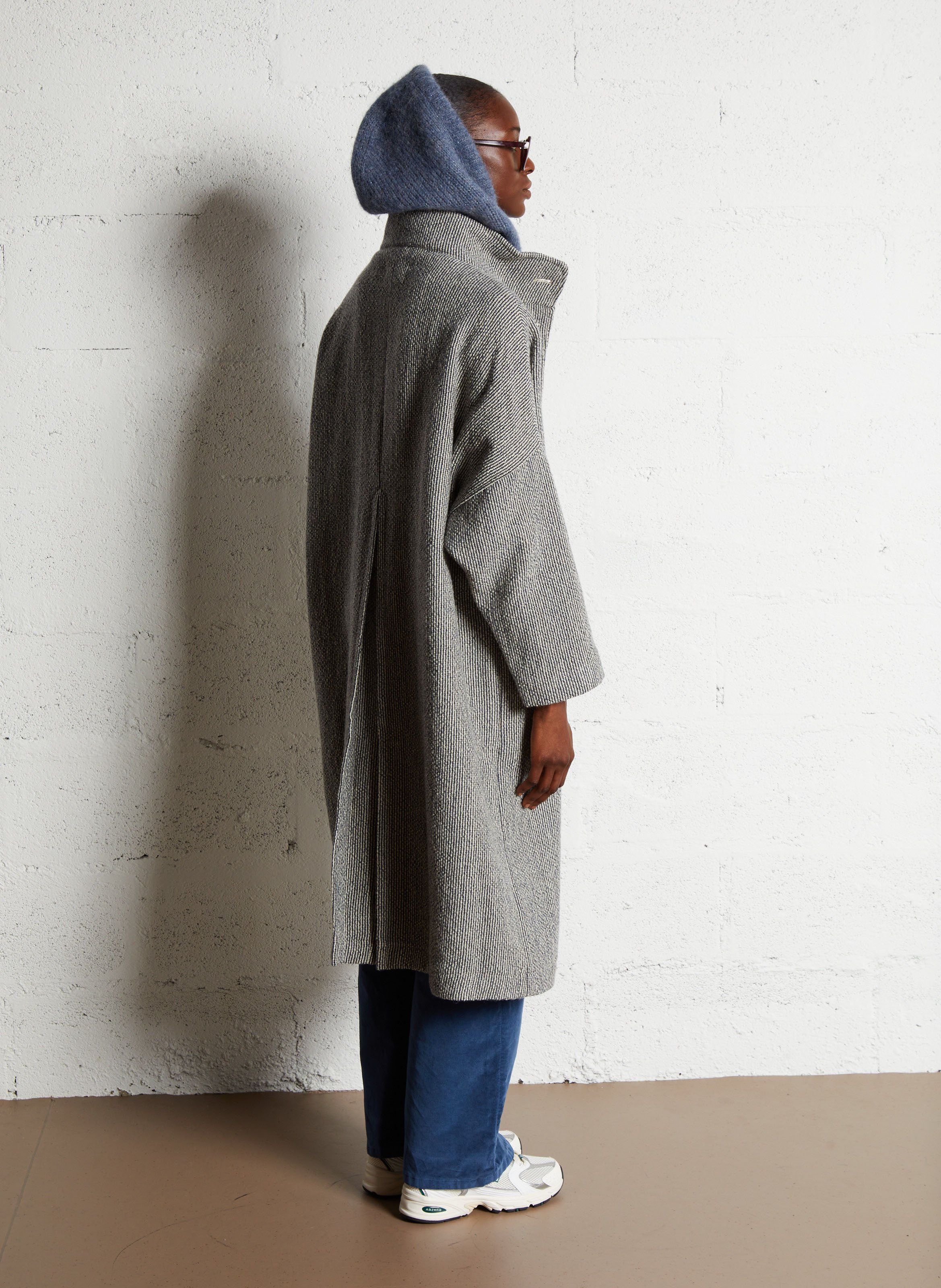 Cornier Super160' s WOOL LONG COAT（Super160's WOOL DOUBLE