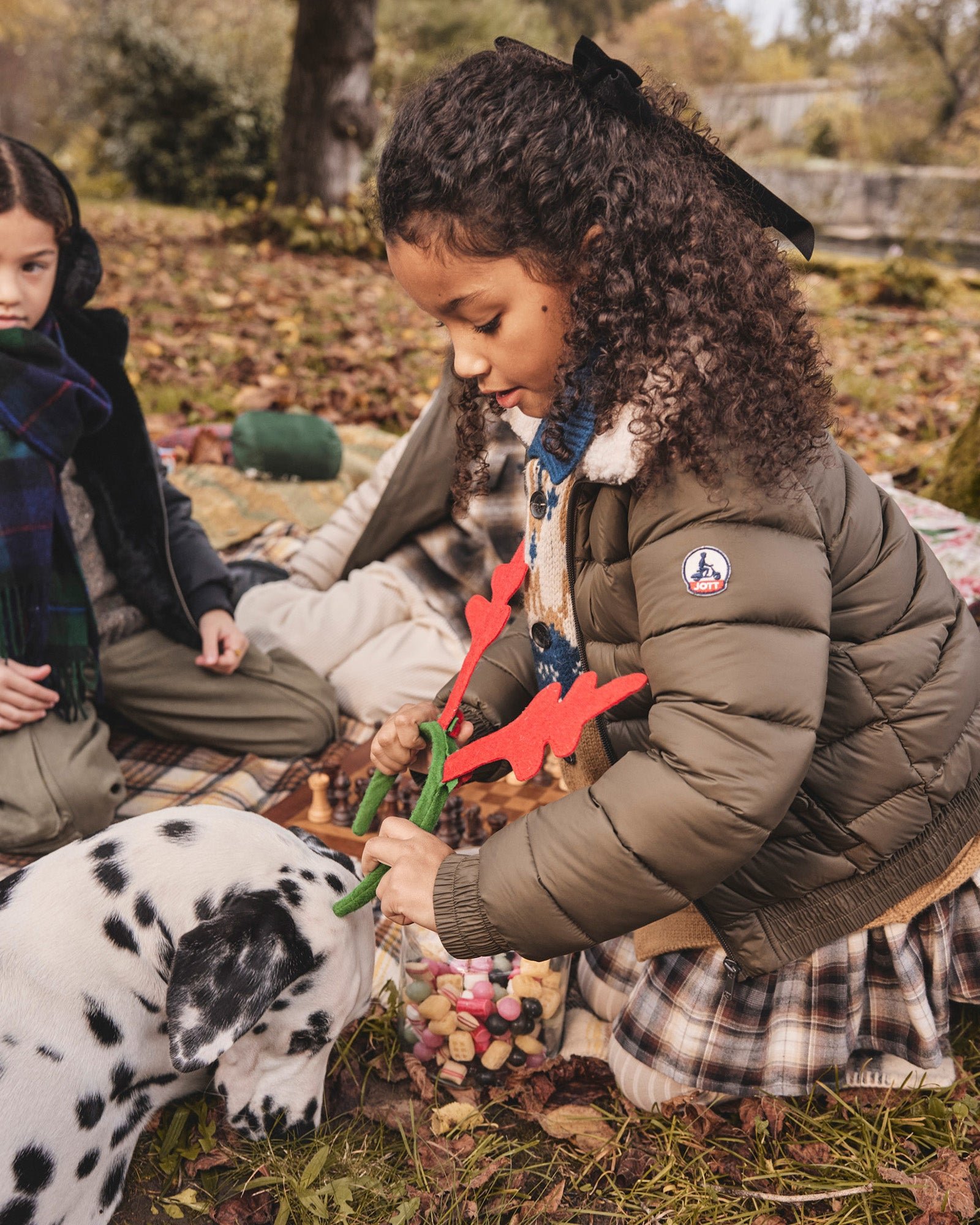 Adam's aviator children's down jacket JOTT Green