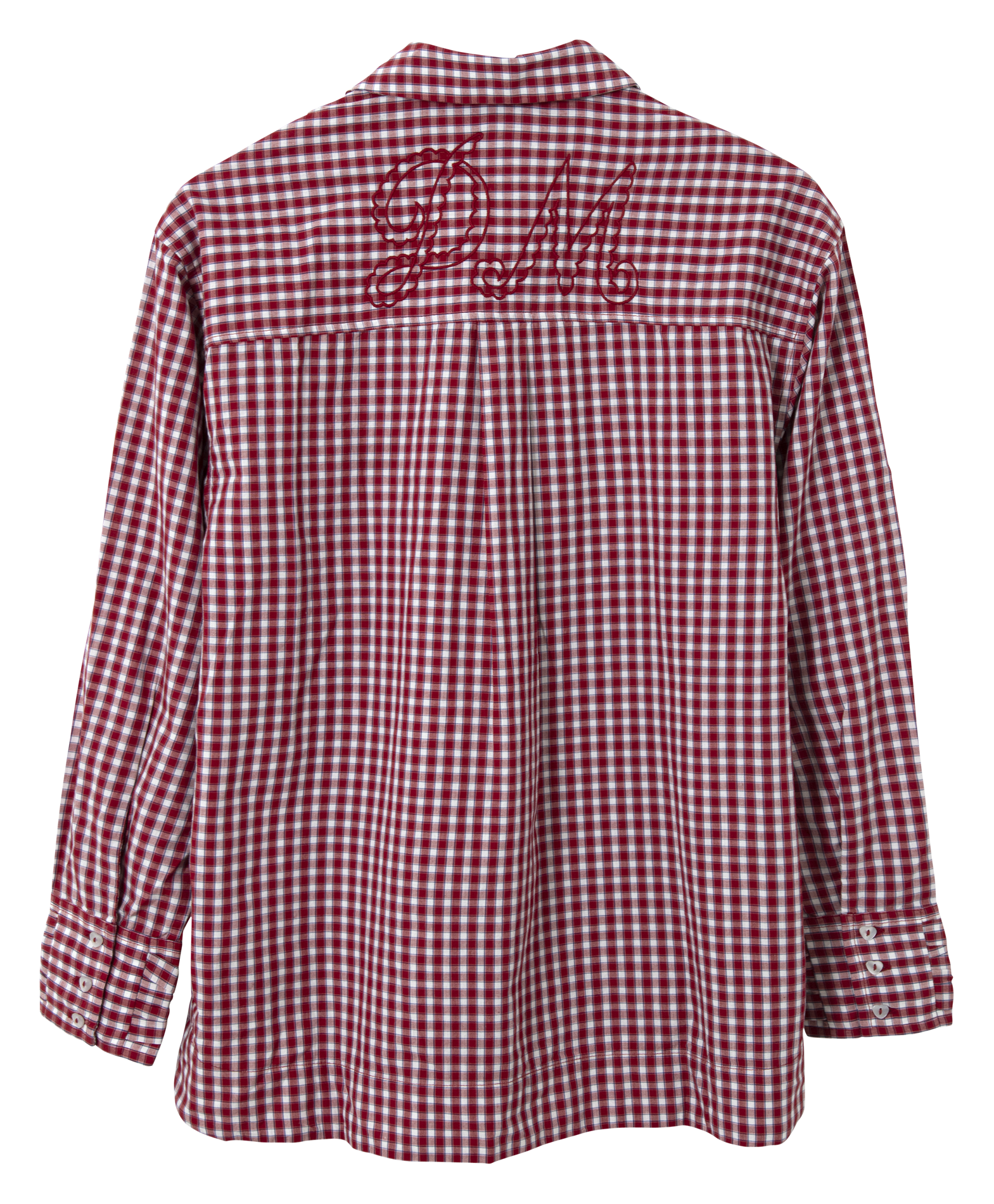 Straight gingham shirt DAMSON MADDER Brown