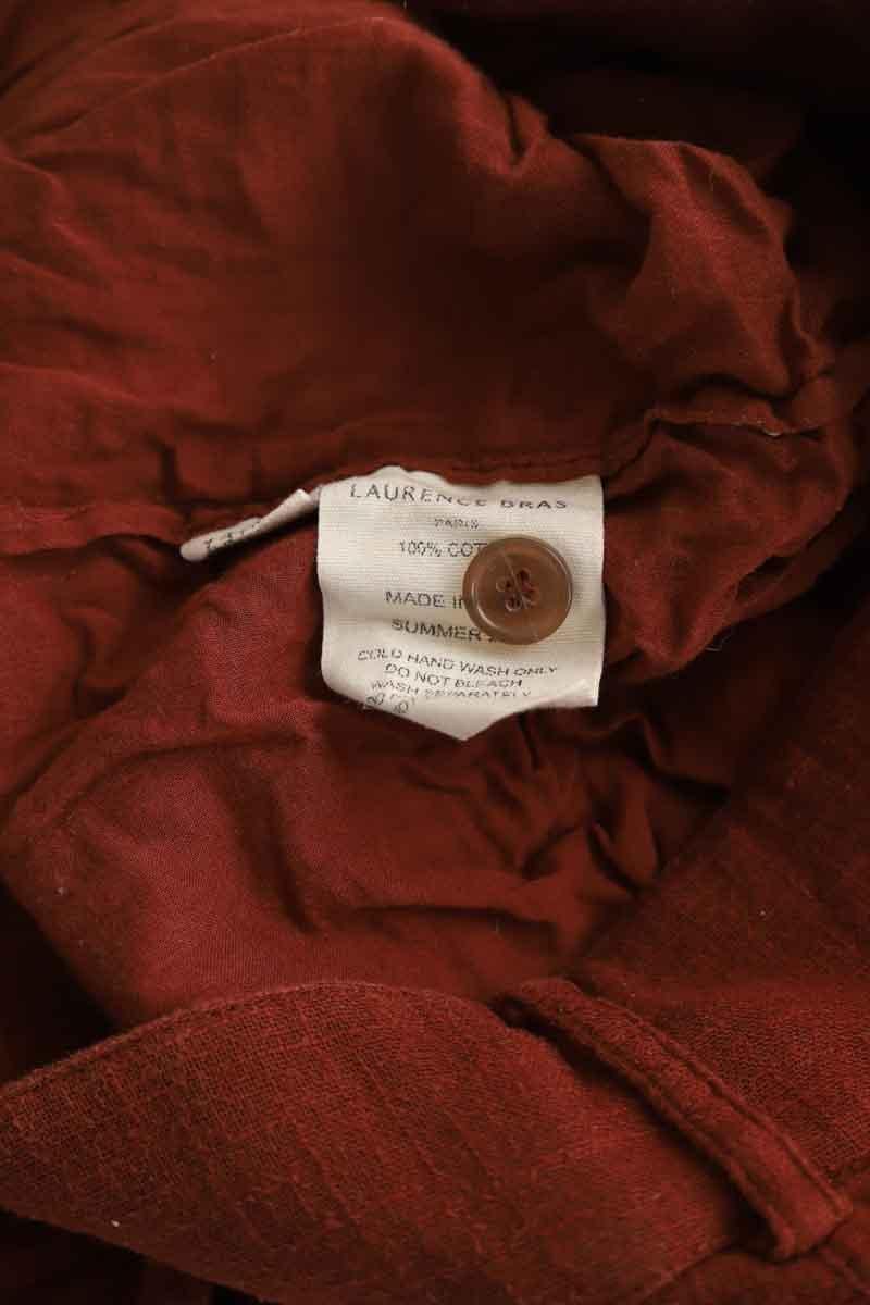 Slim-fit cotton cargo pants LAURENCE BRAS - Seconde Main Brown