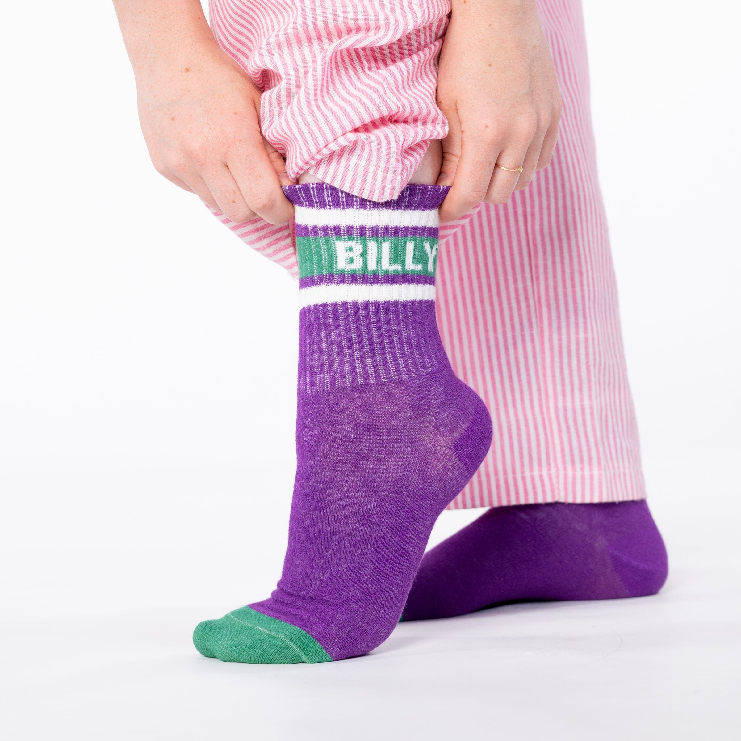 Cotton tennis socks BILLYBELT Purple