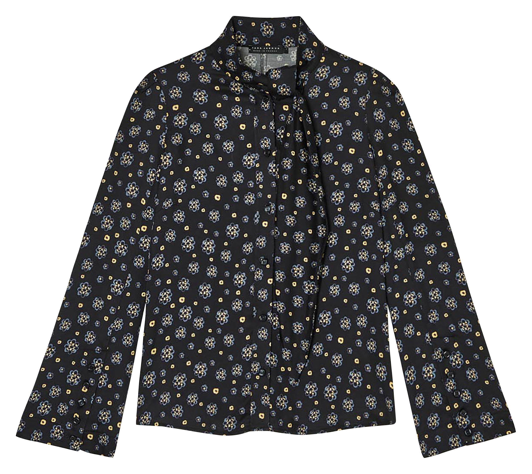 Camicia con collo a fiocco TARA JARMON Blu