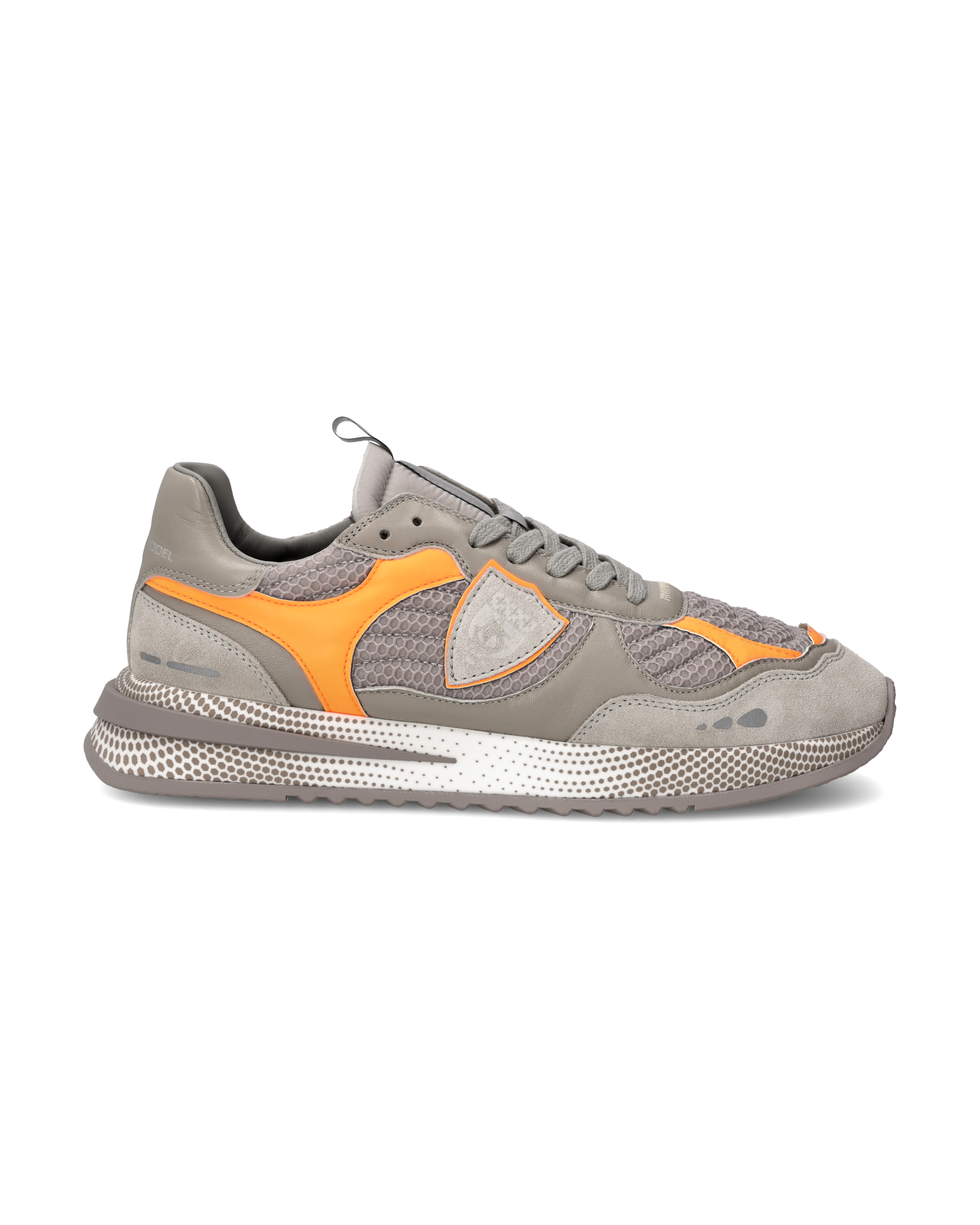 Shoe Basket Philippe Baskets Olympique Running Gris Orange