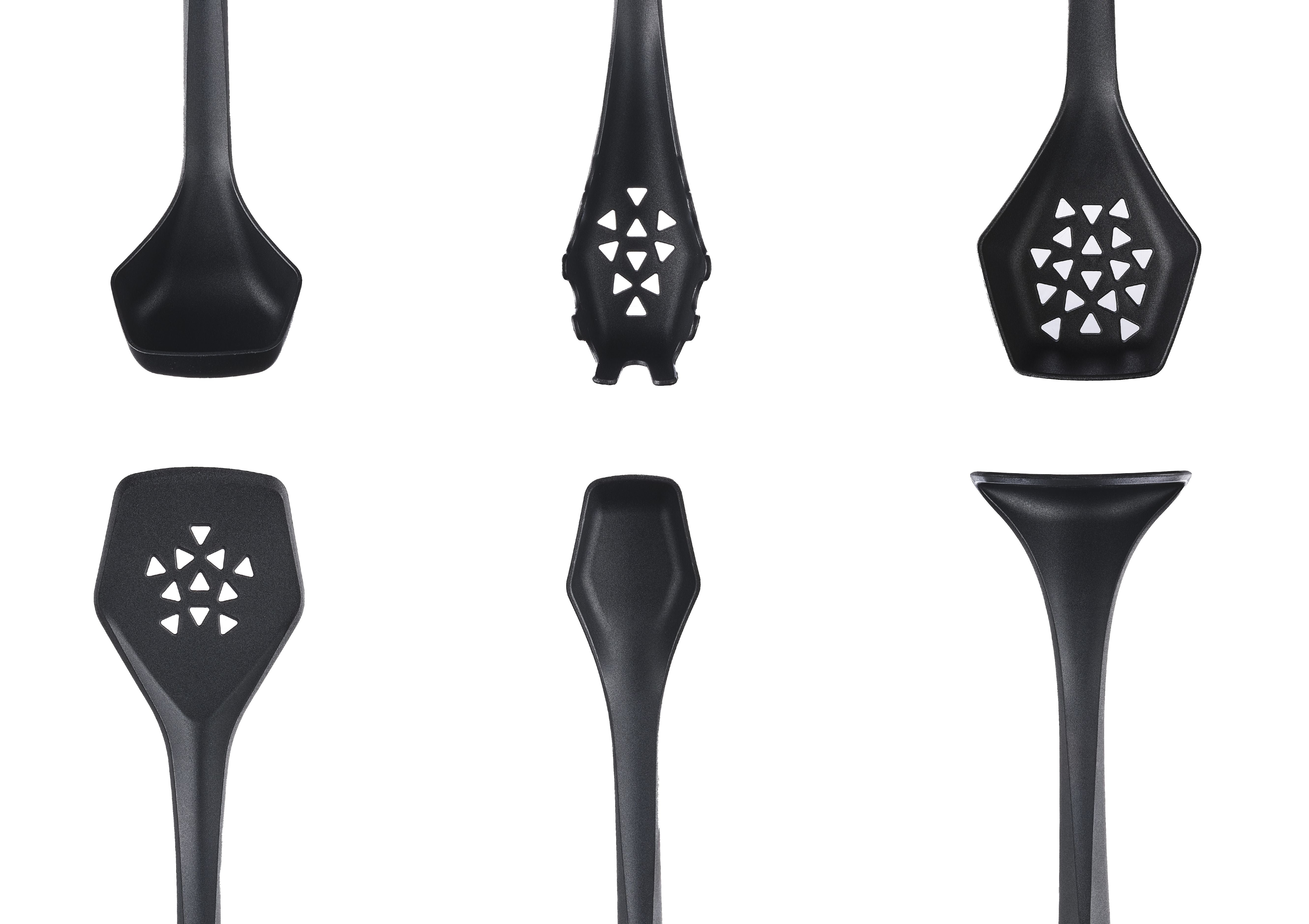 Jesper Thermoplastic Kitchen Utensil Set - 9 pieces BJORN Black