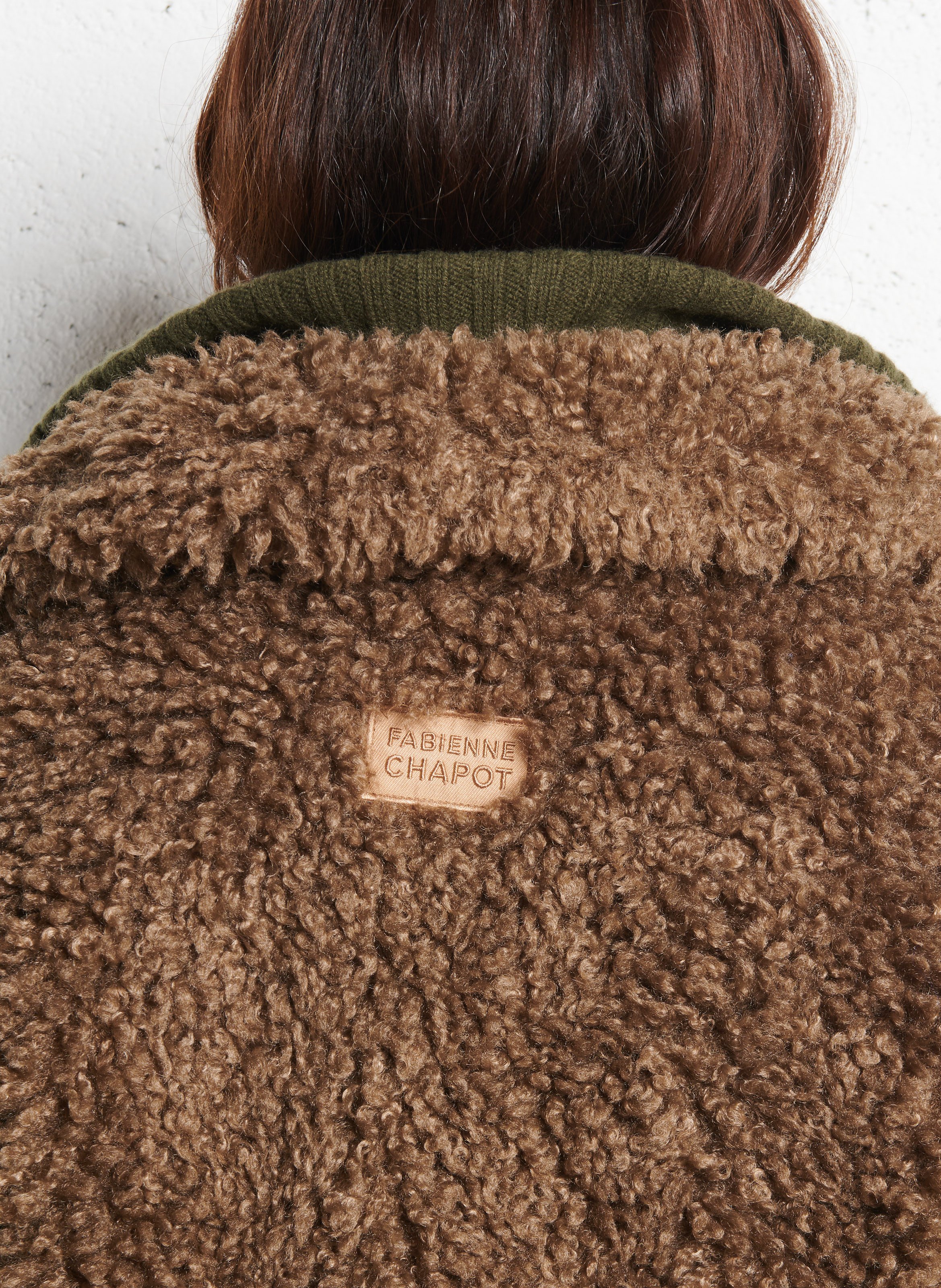 Gevoerd jack met klassieke kraag FABIENNE CHAPOT Bruin