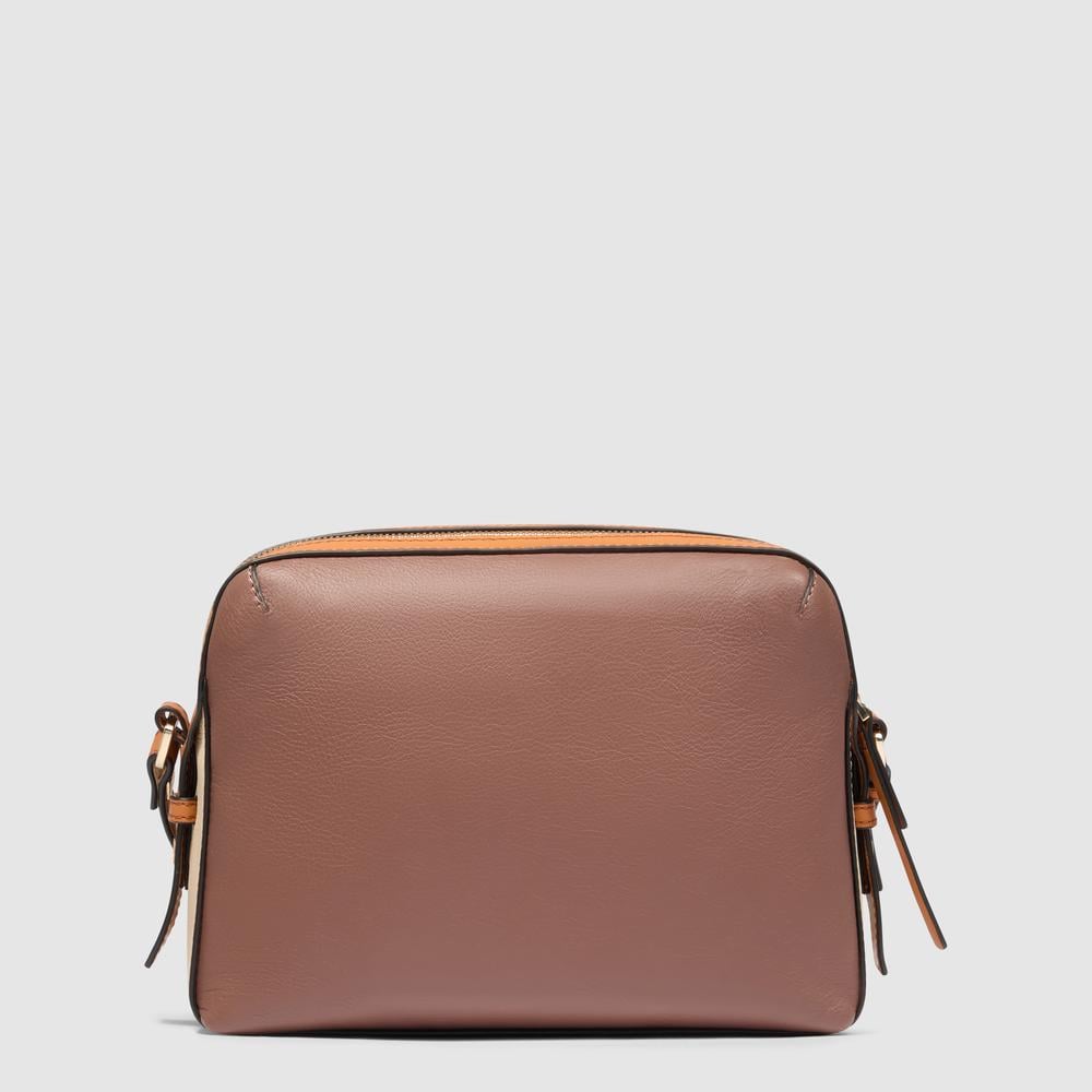 Crossbody Camera Case Style Bag PIQUADRO Brown