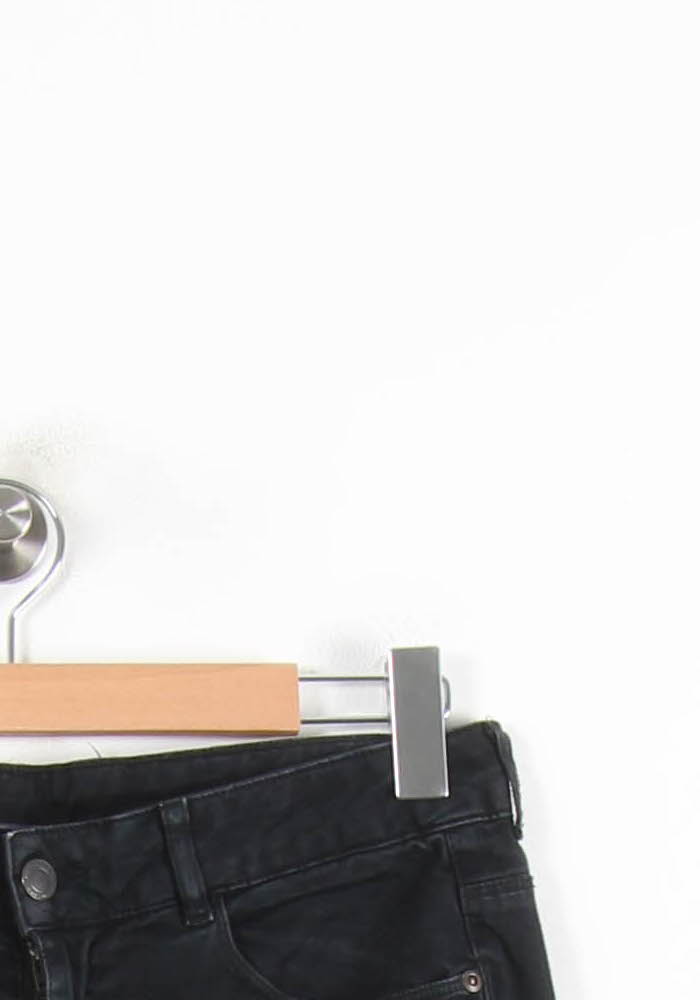 Cropped slim jeans with studs COMPTOIR DES COTONNIERS - Seconde main Black