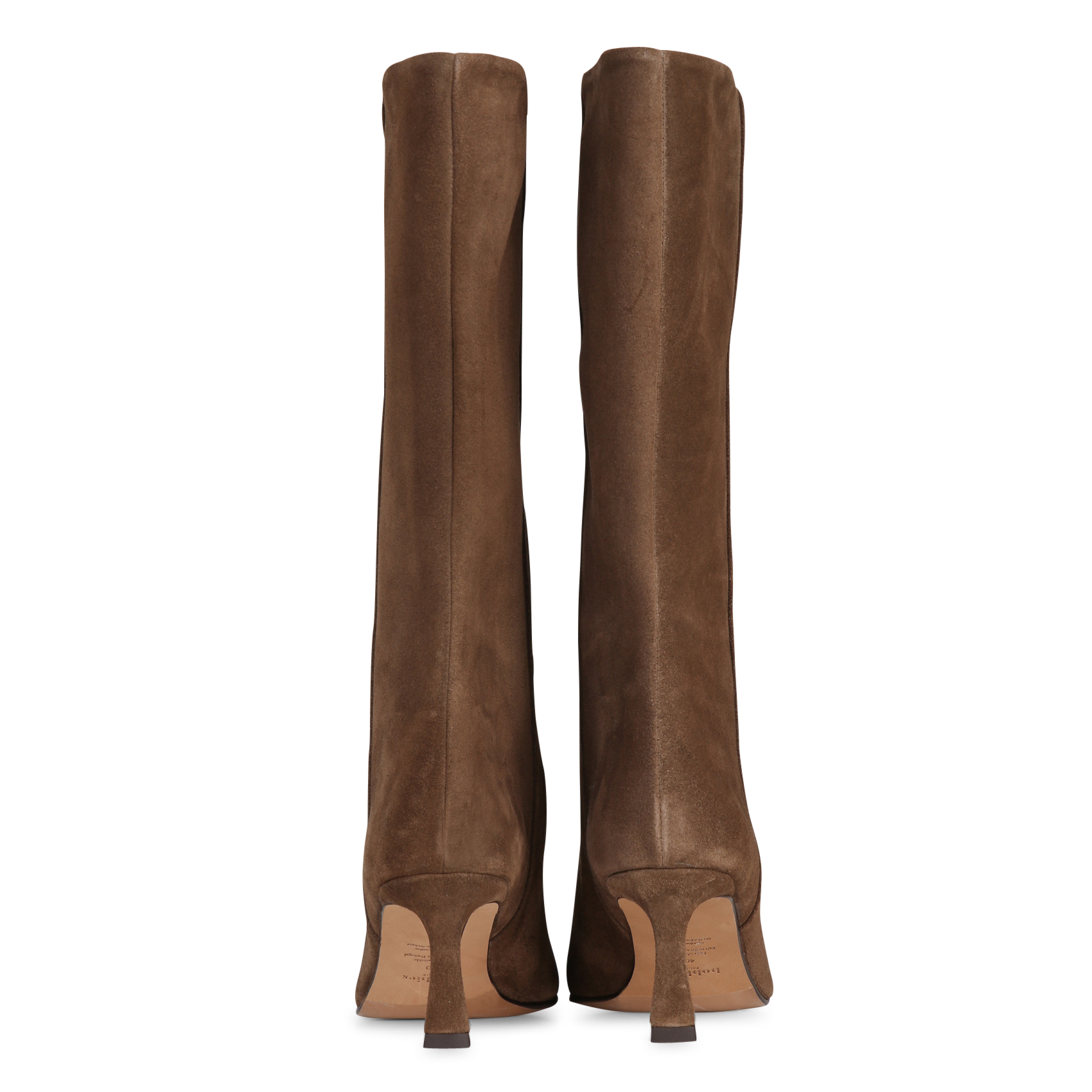 Bottes en cuir velours BOBBIES Marron