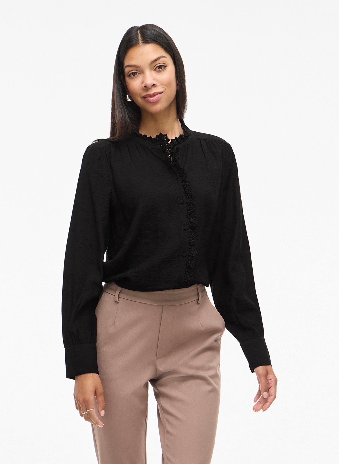 Chemise col montant  VILA