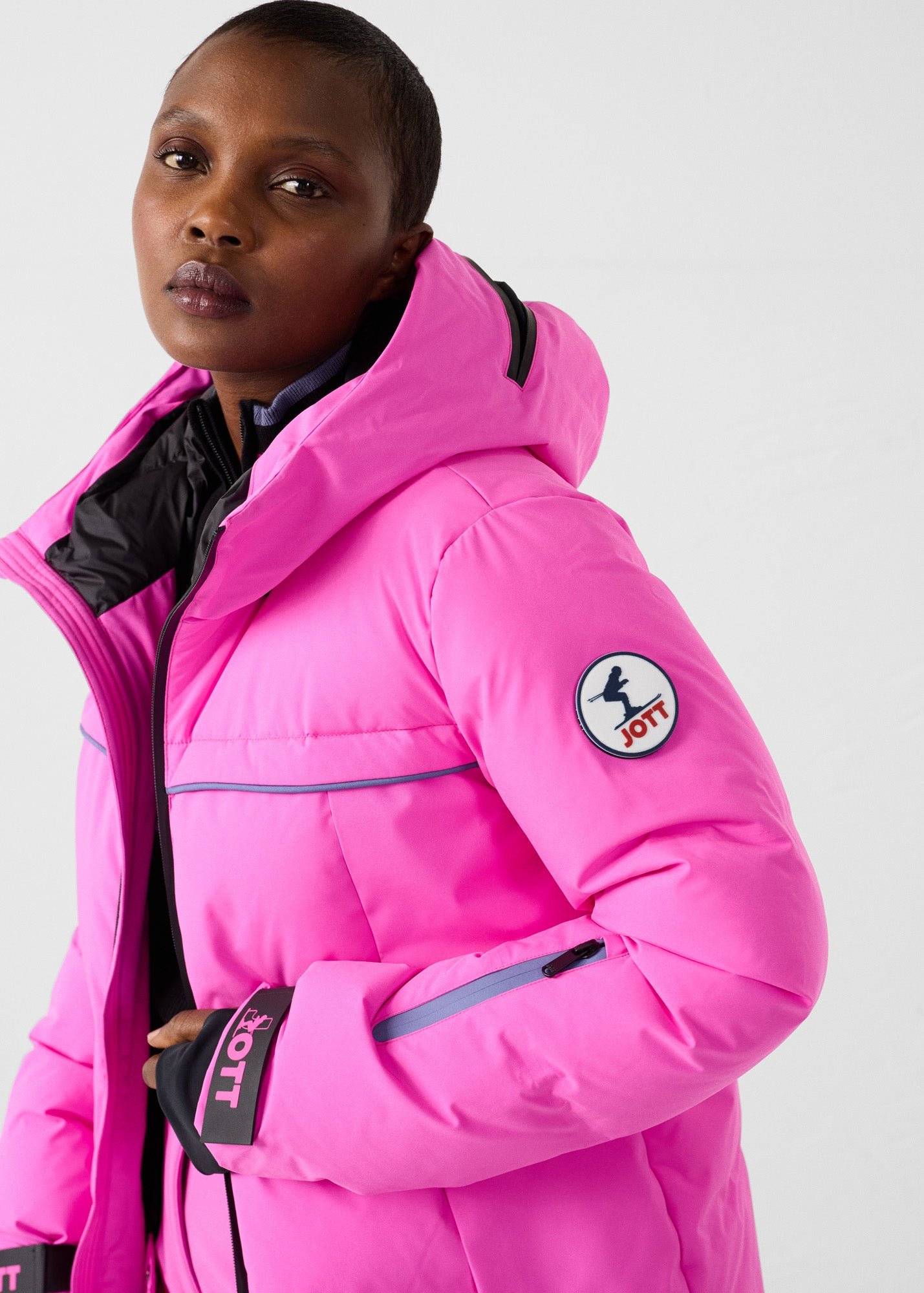 Soldanelle extreme cold ski jacket JOTT Pink