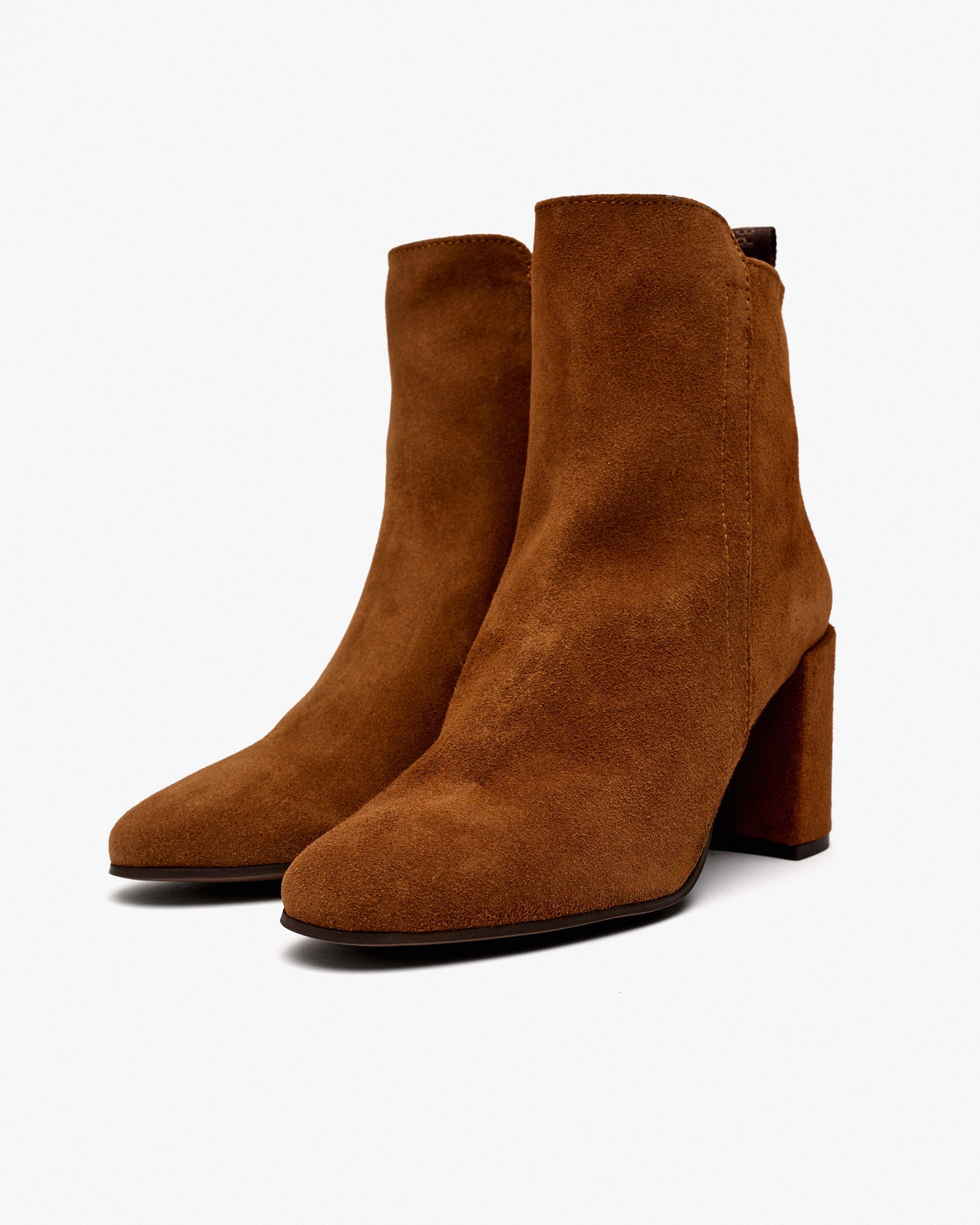 Brown suede ankle boots PEDRO MIRALLES Brown
