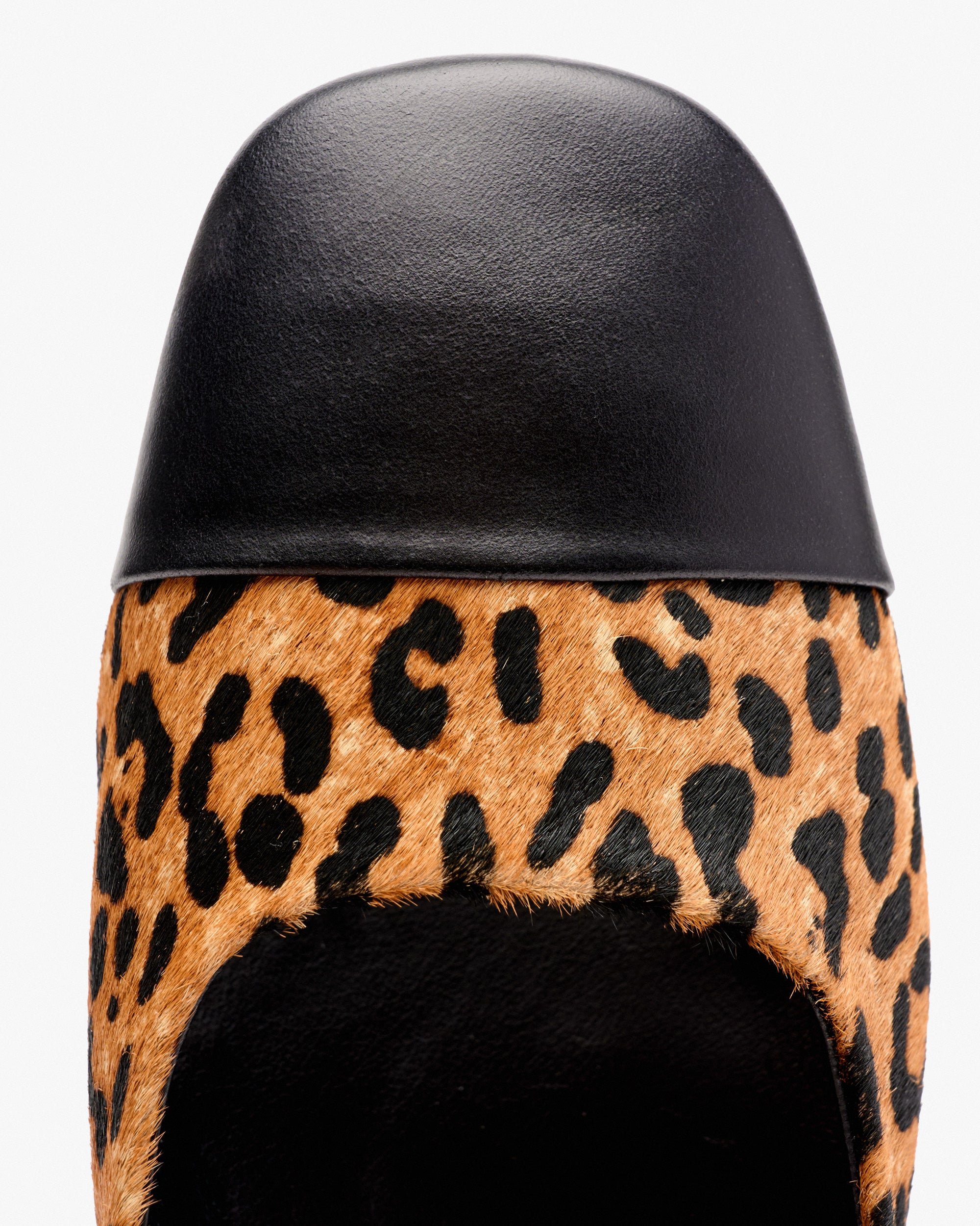 Two-tone leopard print heels PEDRO MIRALLES Brown