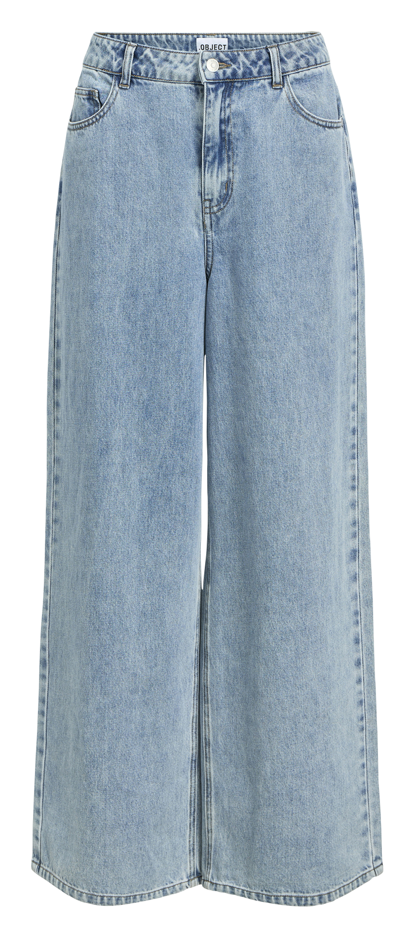 Jean large en coton et coton recyclé OBJECT Bleu