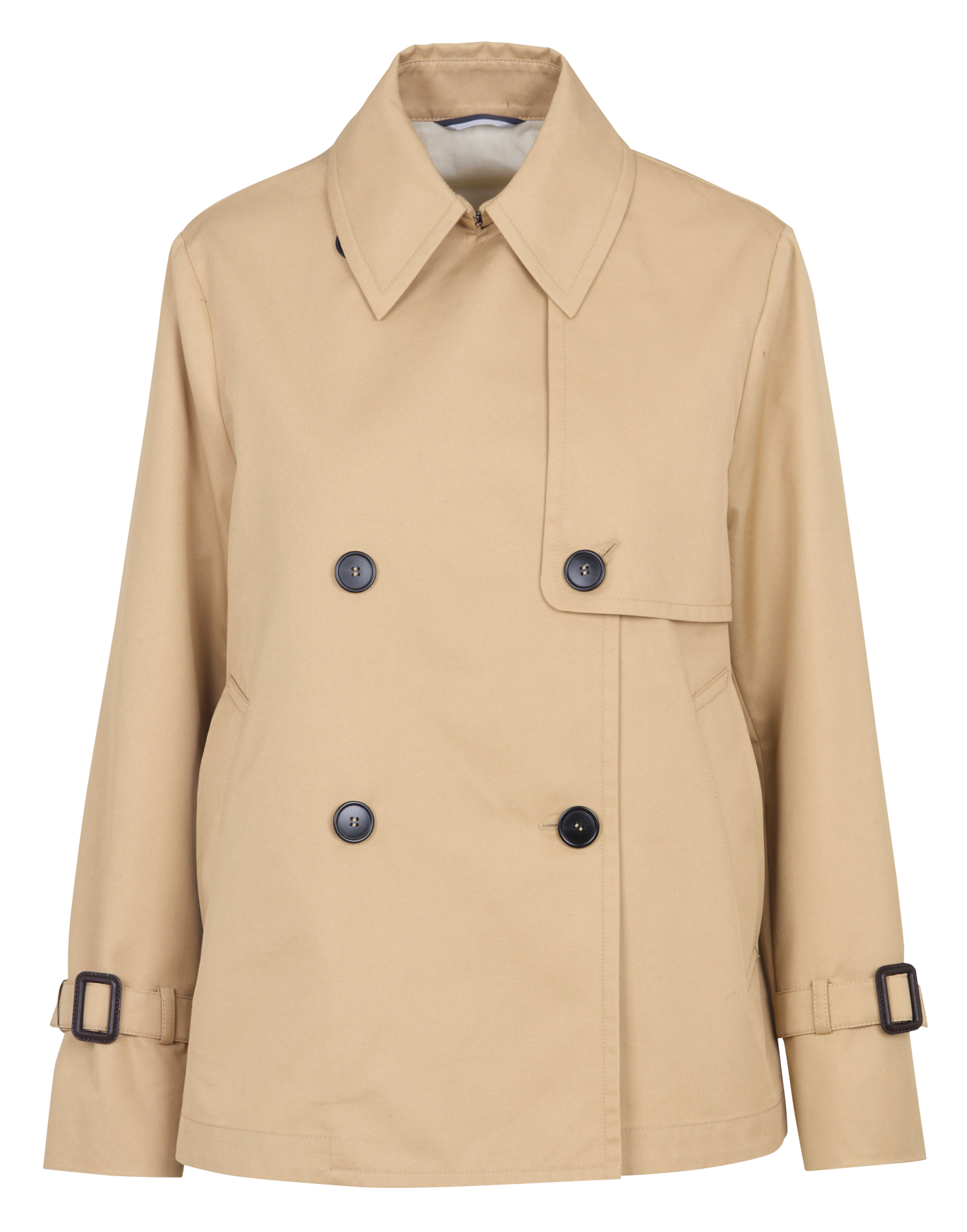 Trench court ample col classique MAX MARA WEEK END Beige