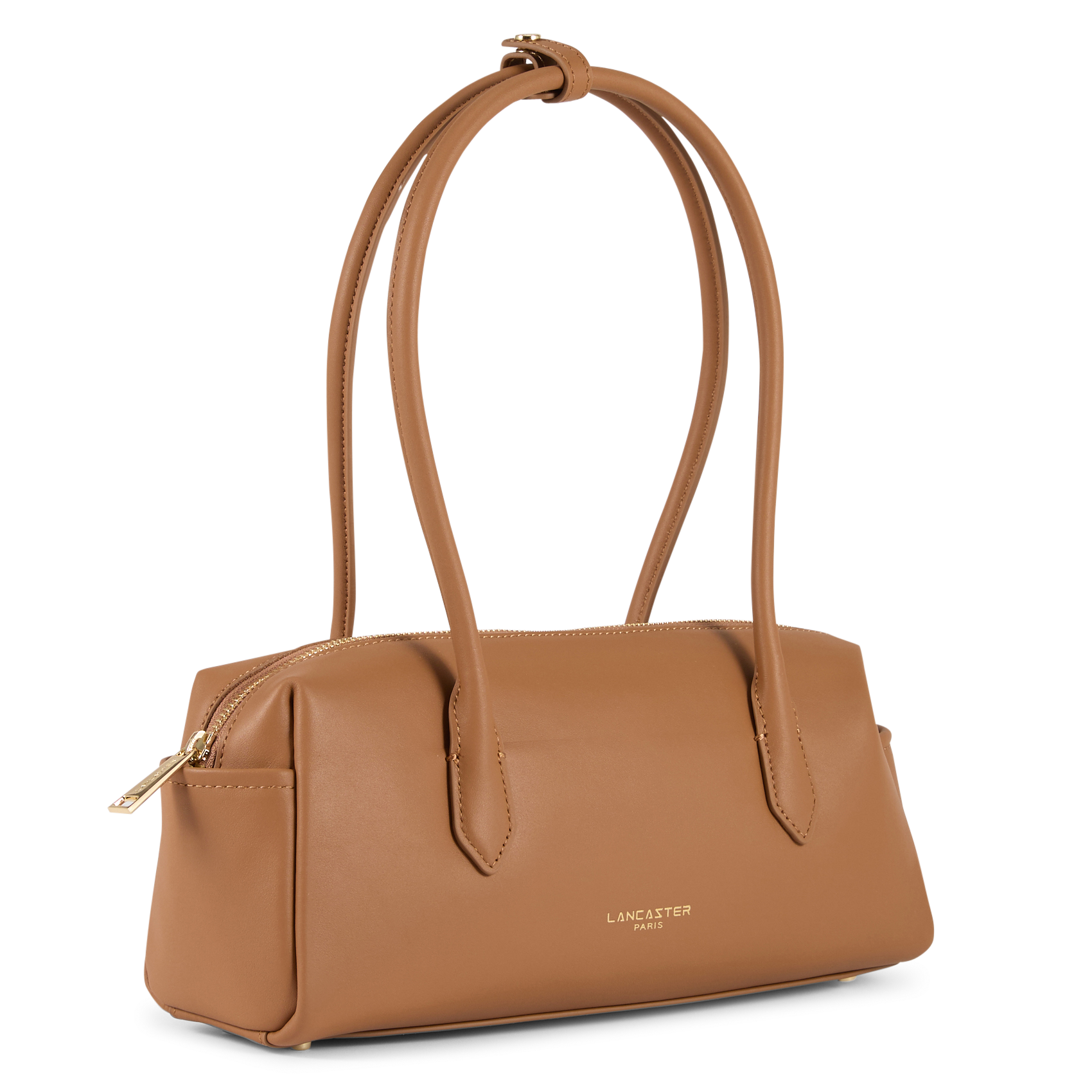 Sac trotteur en cuir LANCASTER PARIS Marron