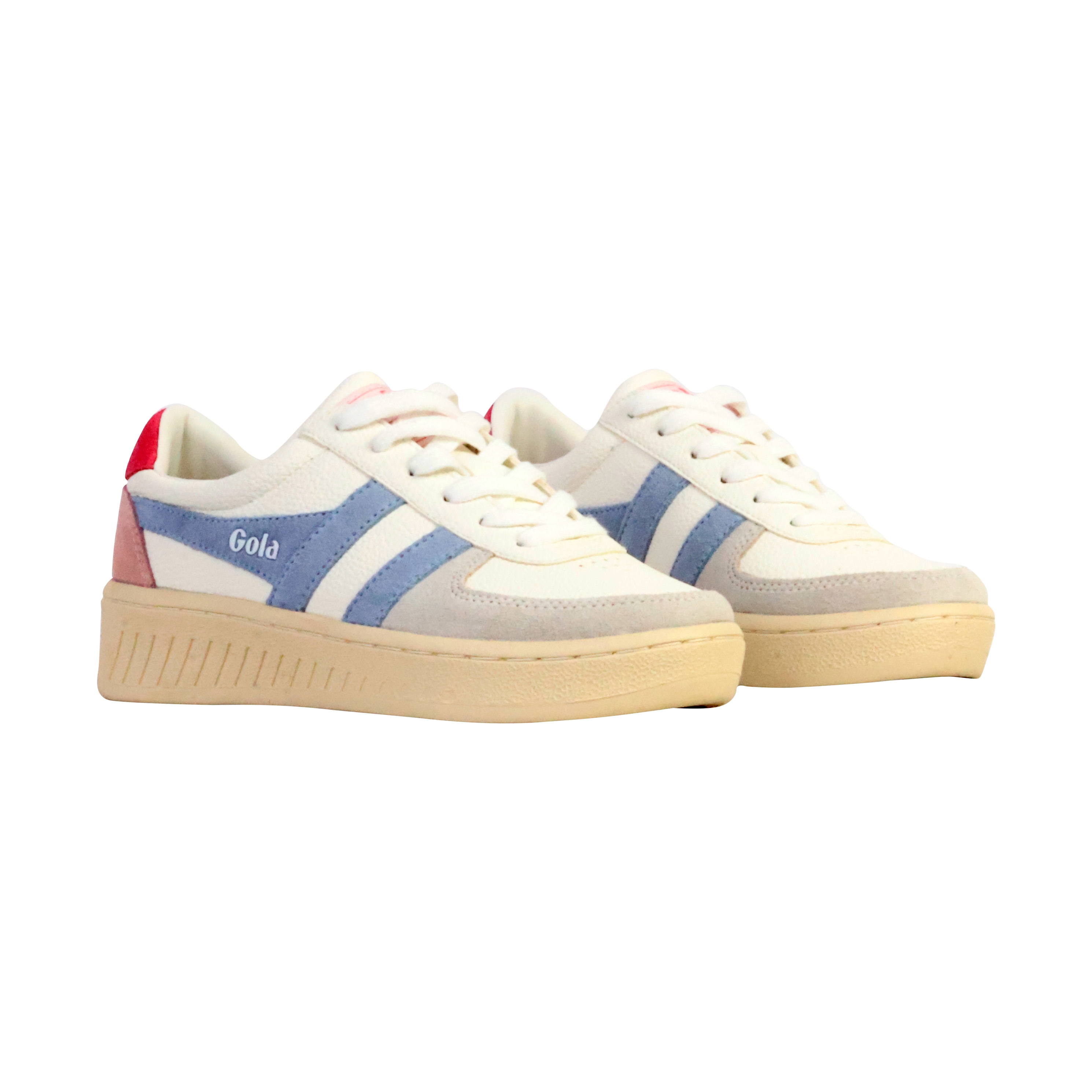 Grand Slam Trident leather sneakers GOLA White