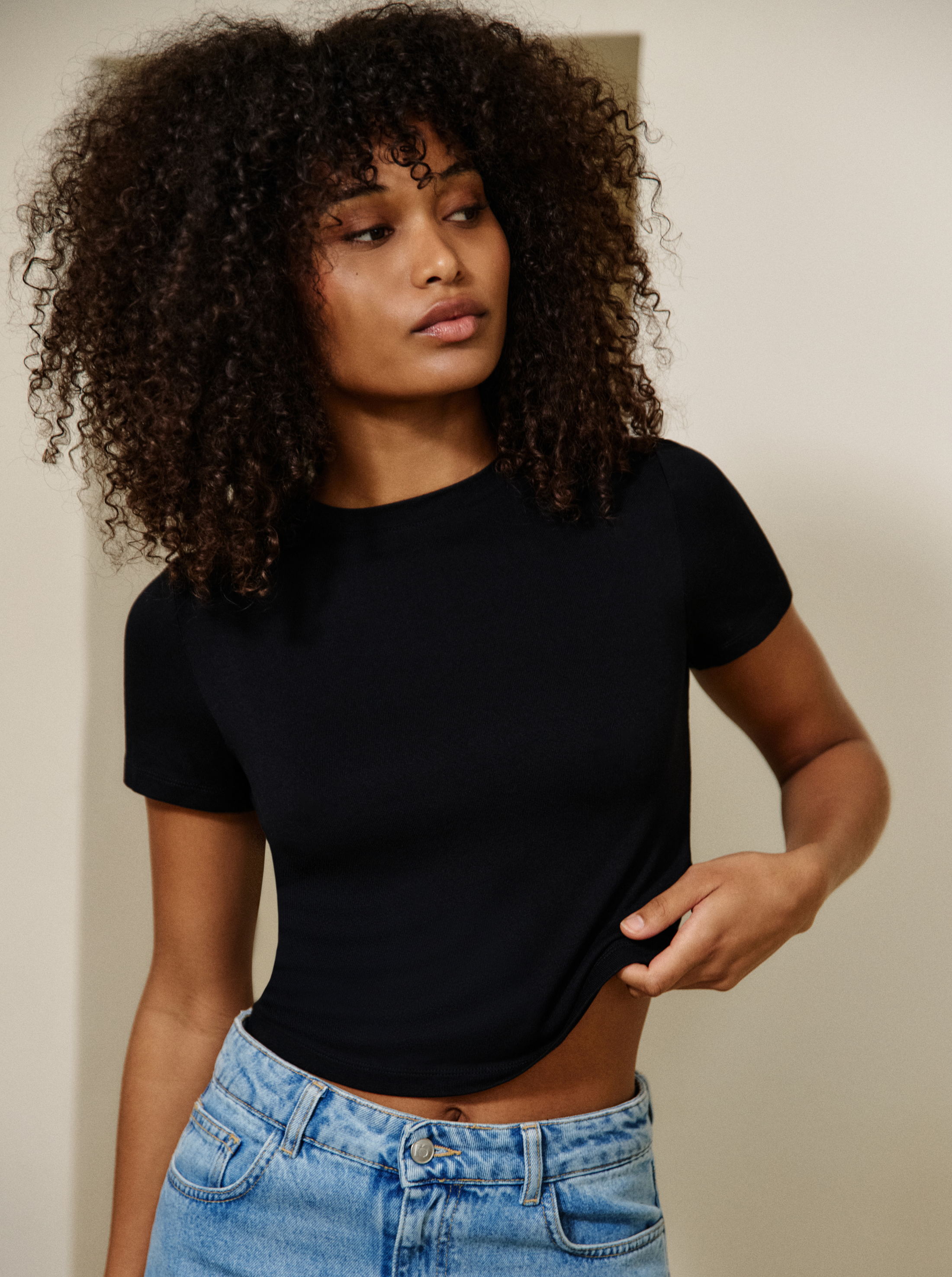 Tee-shirt new deep black NOO Noir