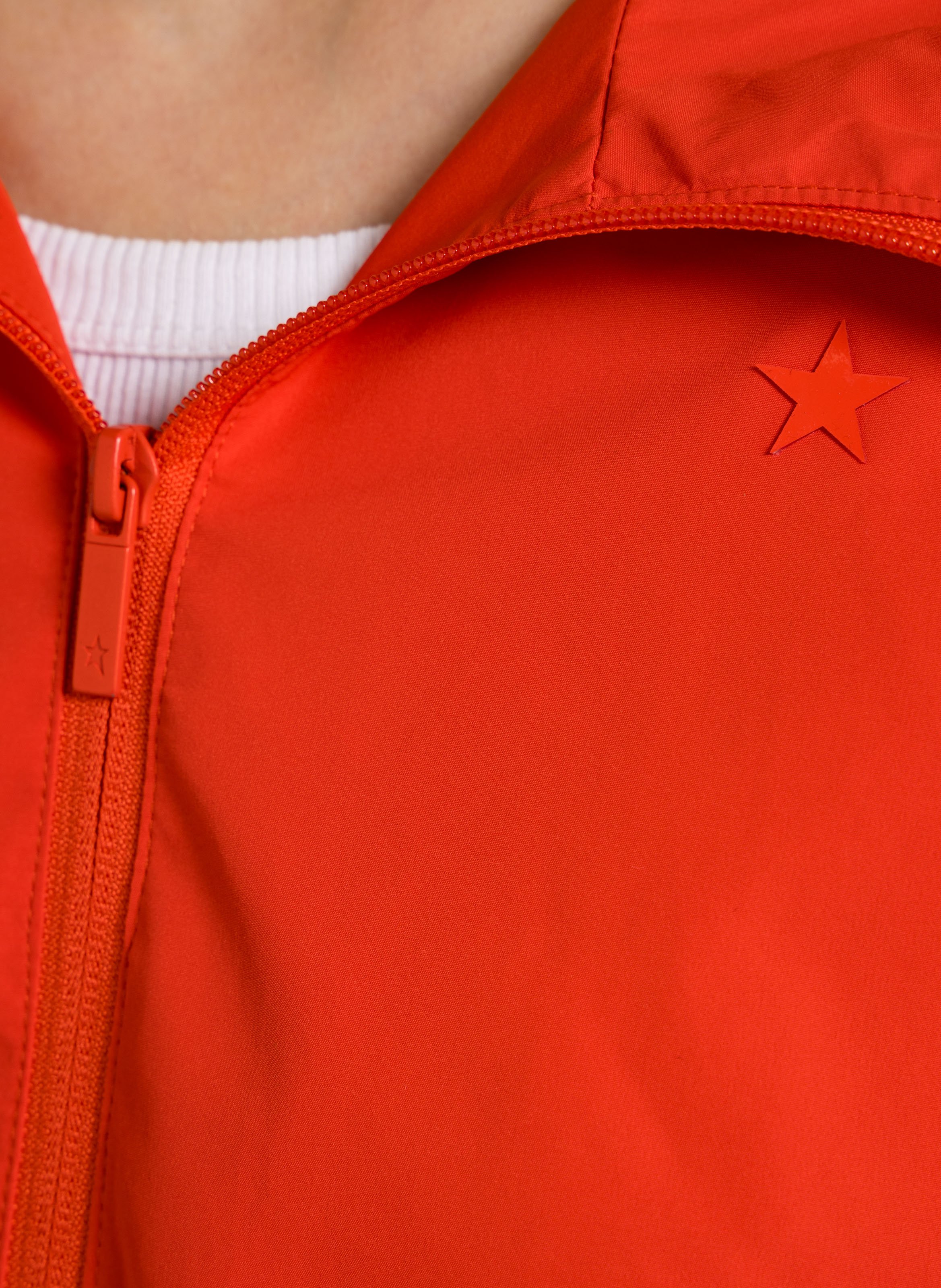 Kapuzenjacke mit Stehkragen SUD EXPRESS Rot