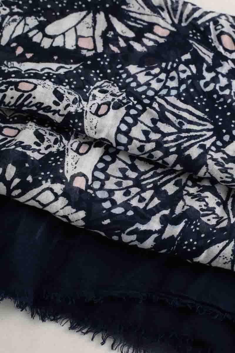 Scarf TOMMY HILFIGER - SECONDE MAIN Blue