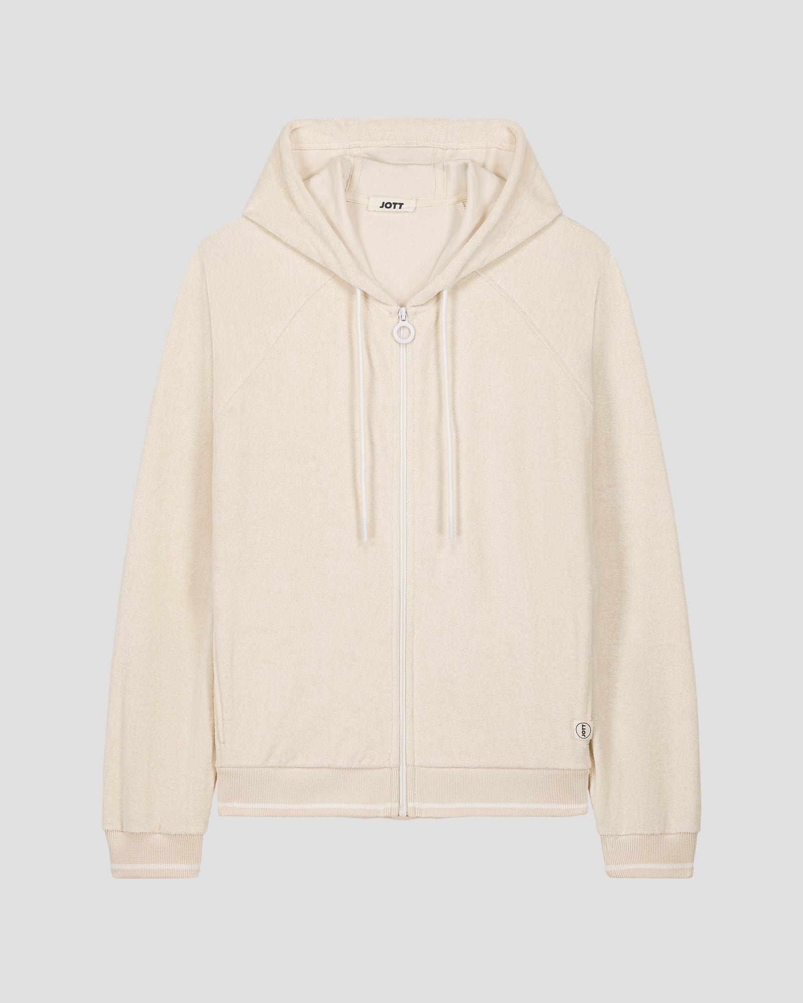 Zip-up hoodie jacket Tellin JOTT White