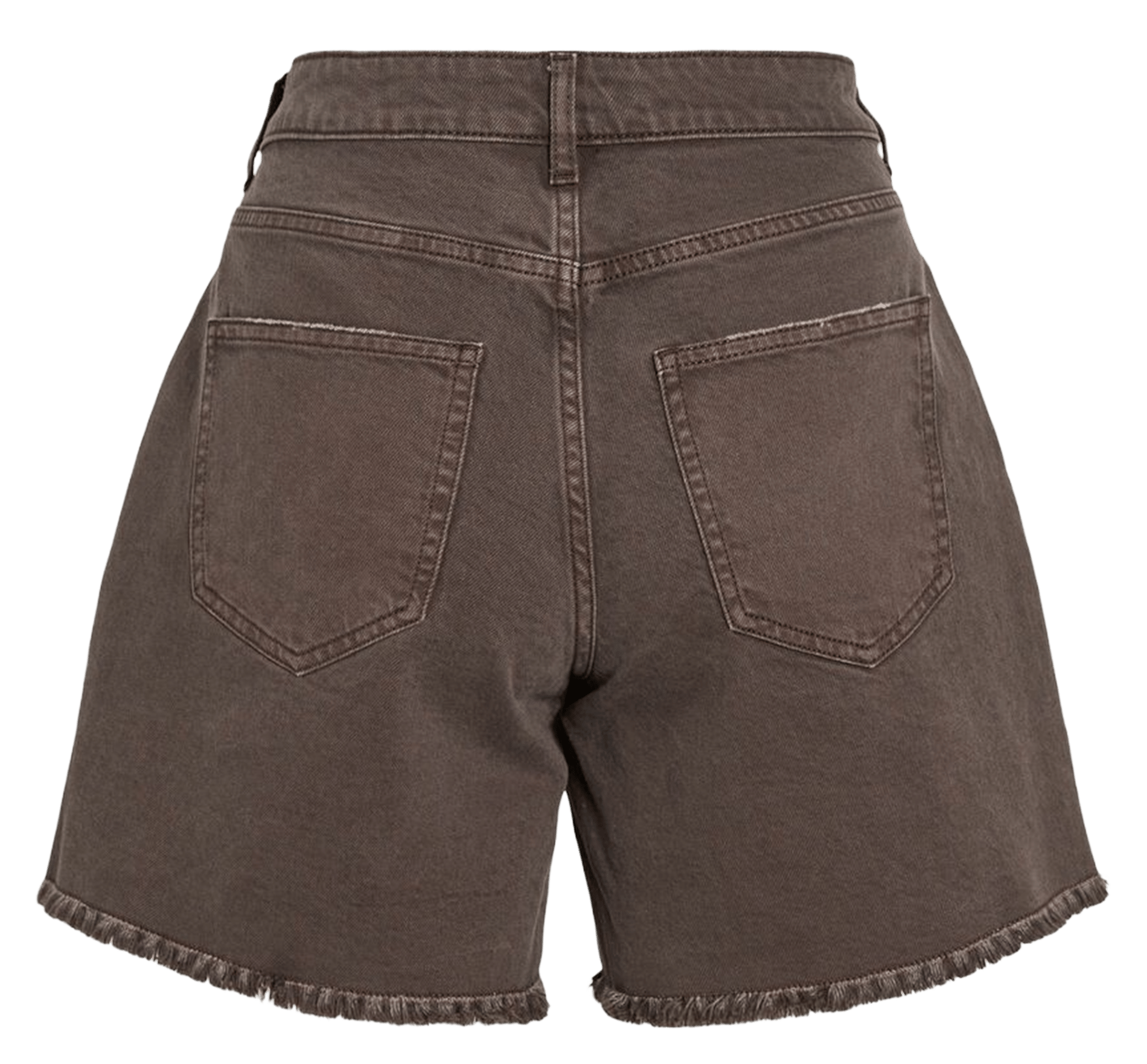 Straight denim shorts VILA Black