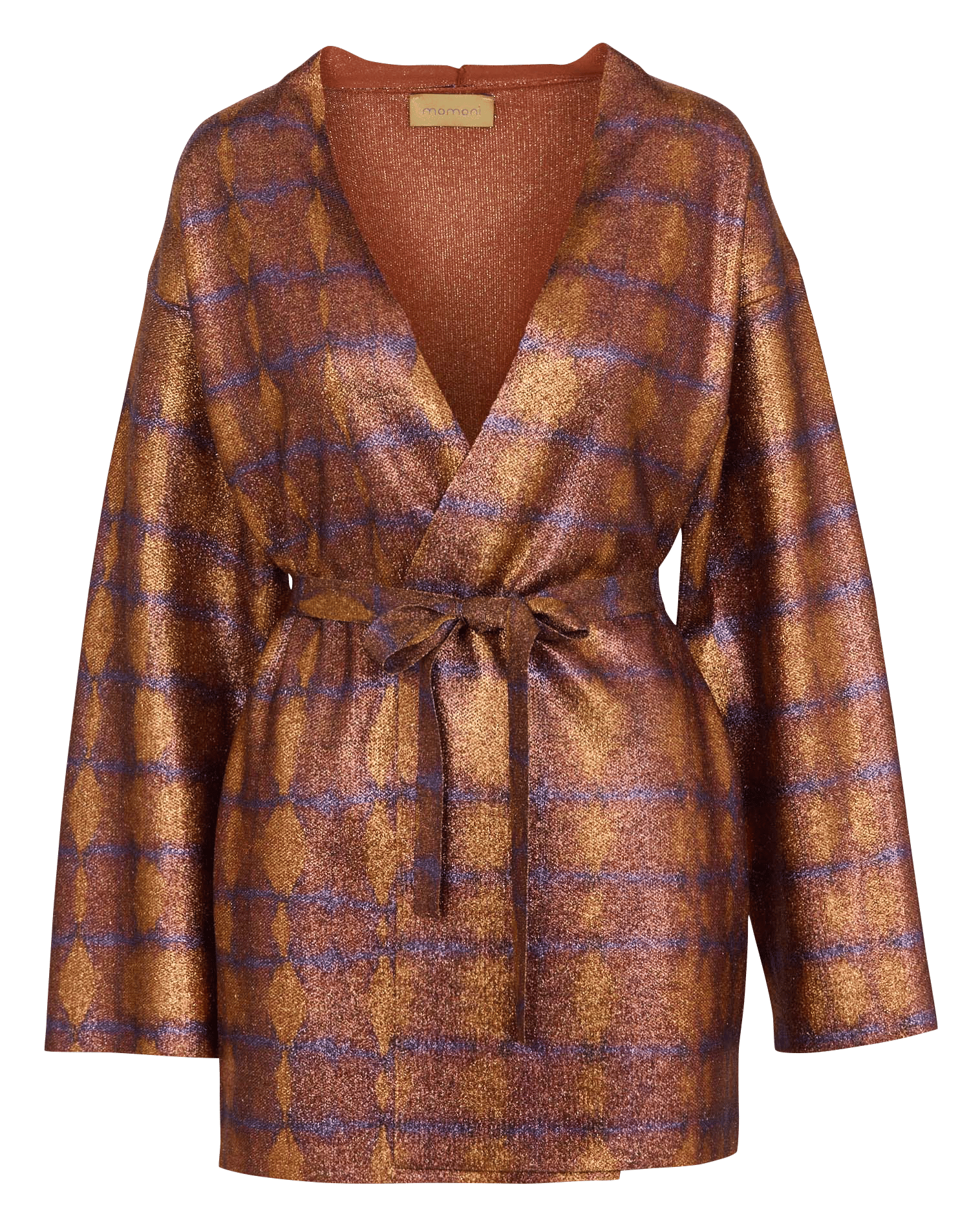 Paillettenweste MOMONI Braun