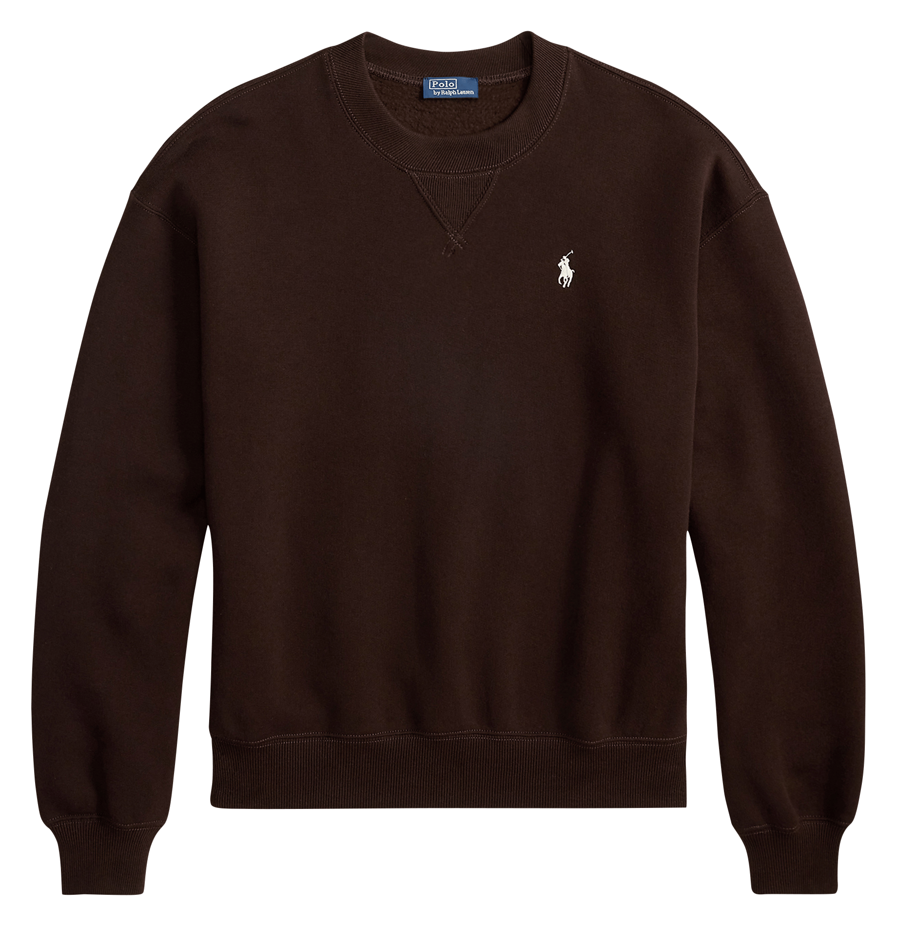 Rundhals-Sweatshirt aus Baumwoll-Mix POLO RALPH LAUREN Braun