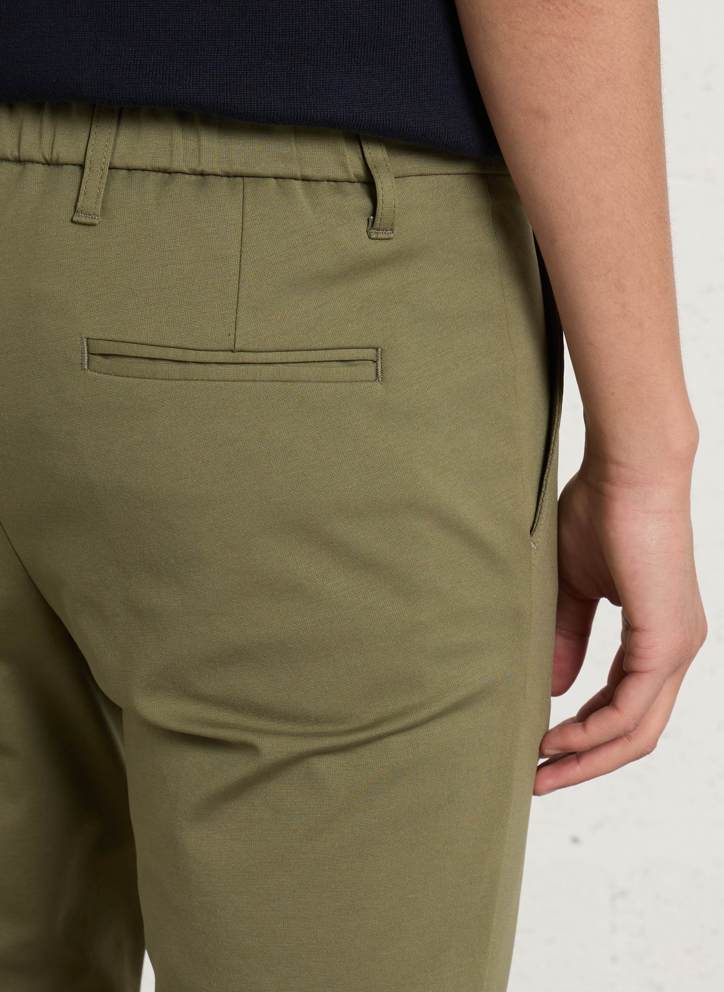 Bandplooibroek | katoenblend IMPERIAL Groen