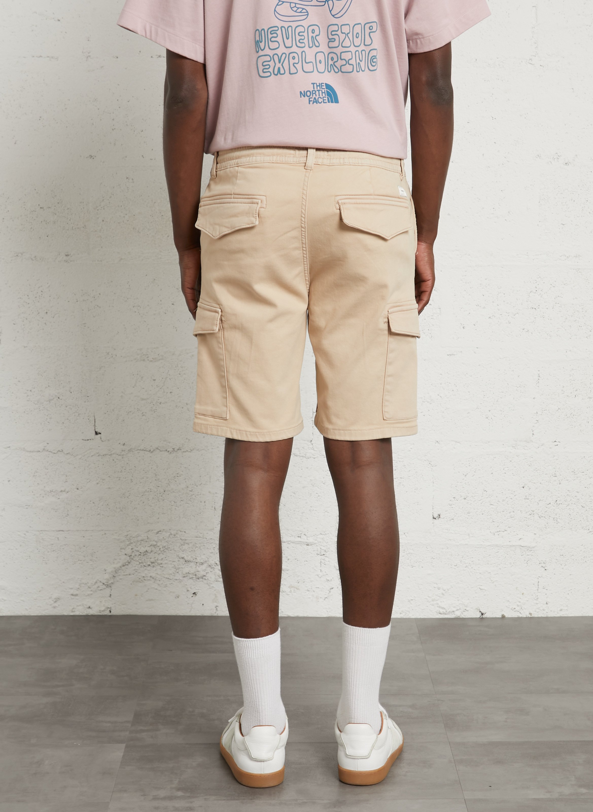 Short en coton PEPE JEANS Beige