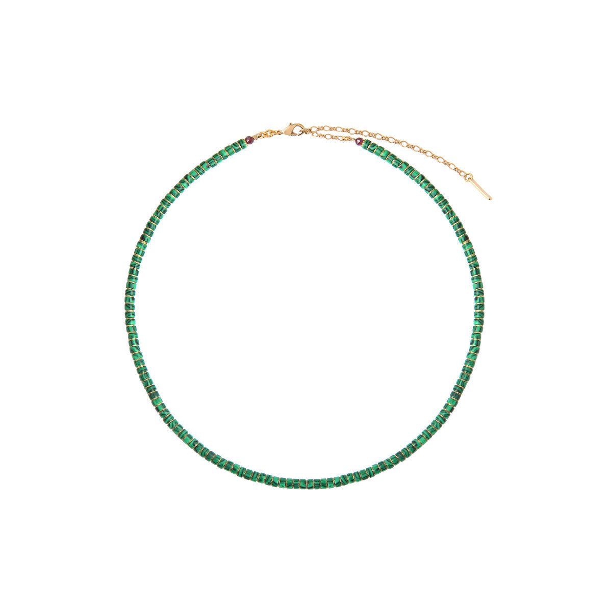 Necklace SATELLITE PARIS Green