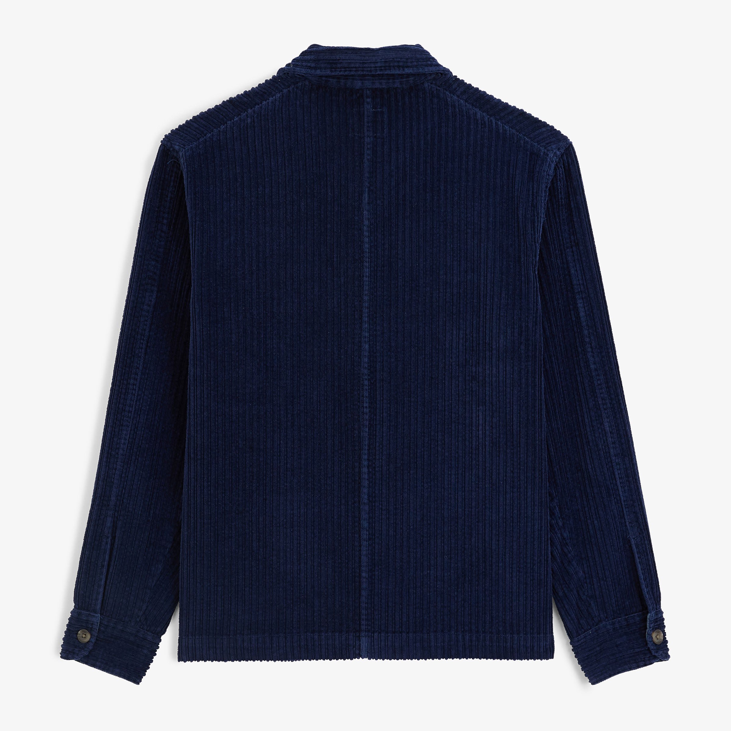 Worker corduroy jacket navy blue SERGE BLANCO Blue