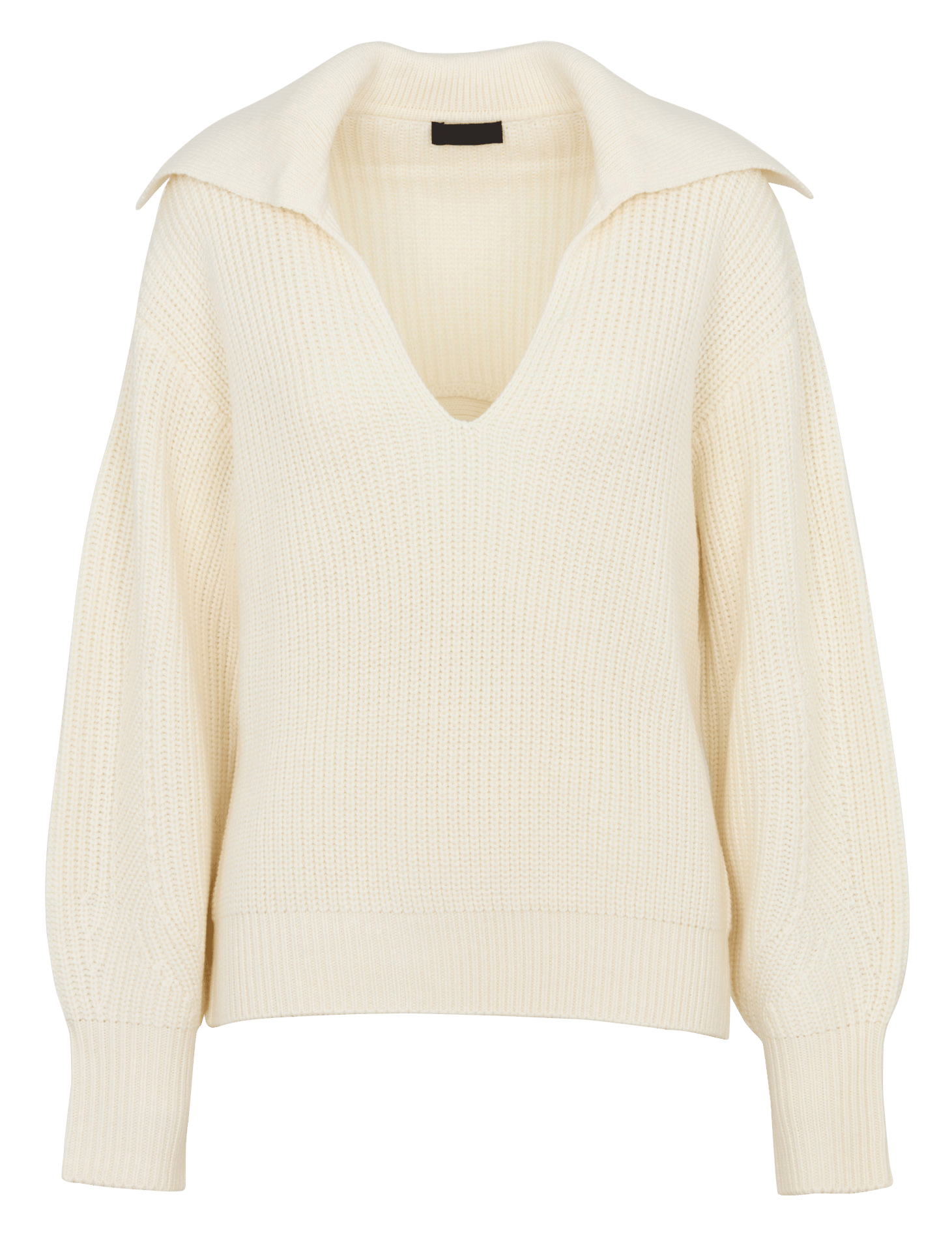 Pull droit avec cordons en laine mélangée LIU JO Blanc