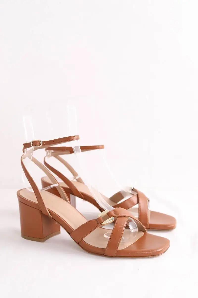 Faux leather sandals LK BENNETT - Seconde Main Beige