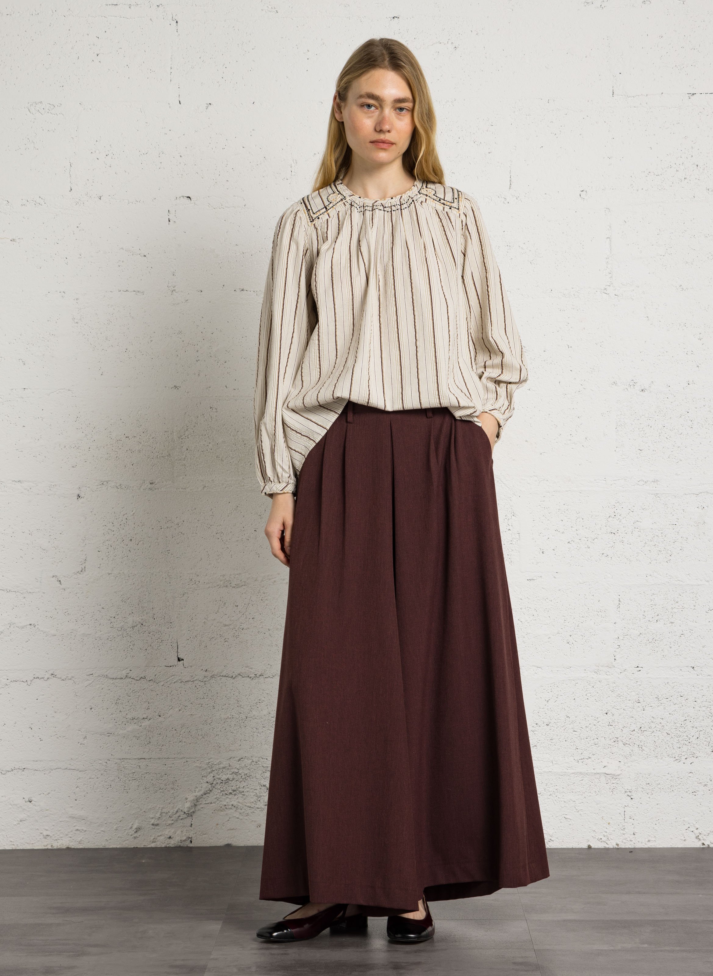 Fluid wide-leg pants MAISON 123 Red
