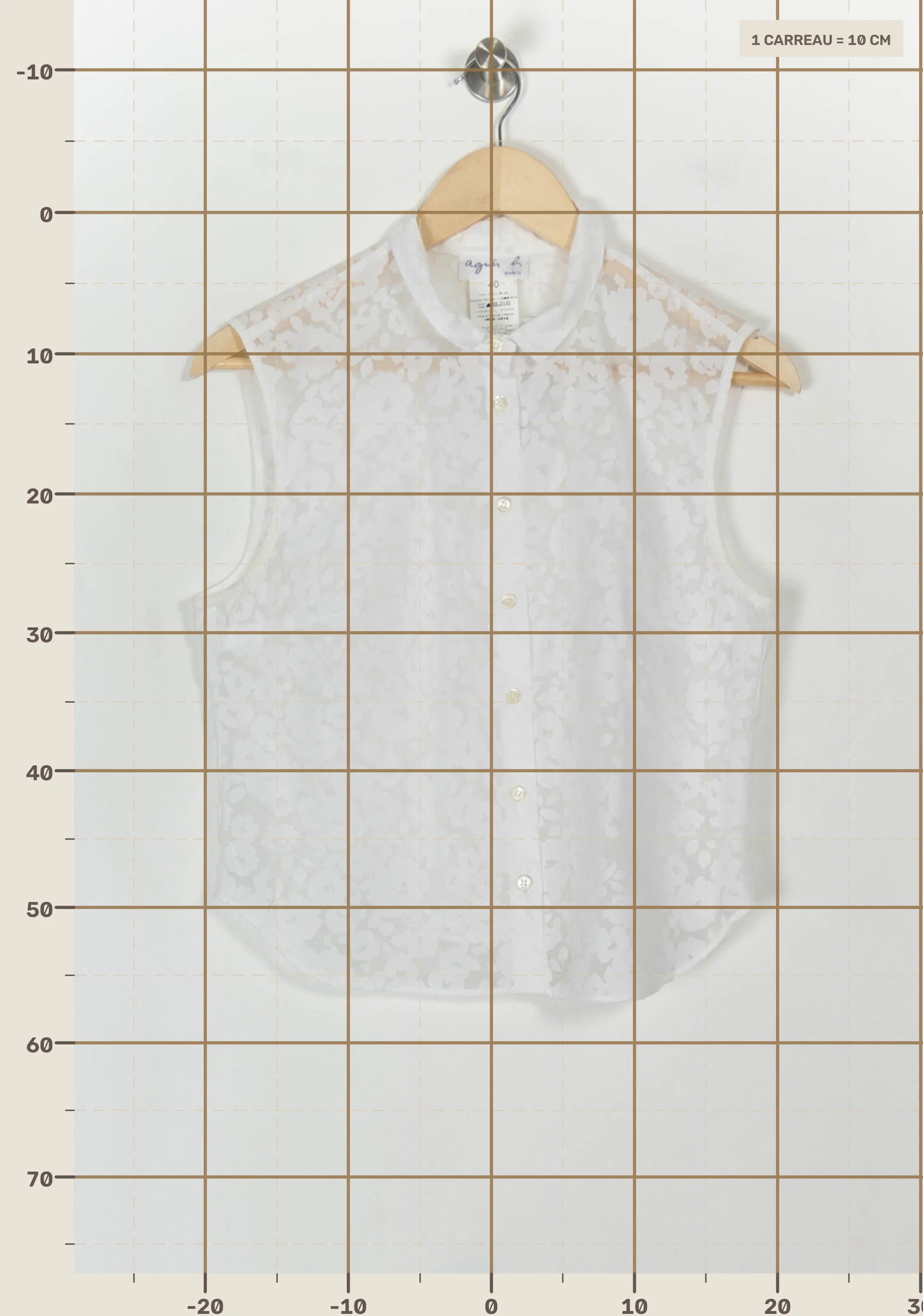 Shirt AGNES B. - Seconde Main White