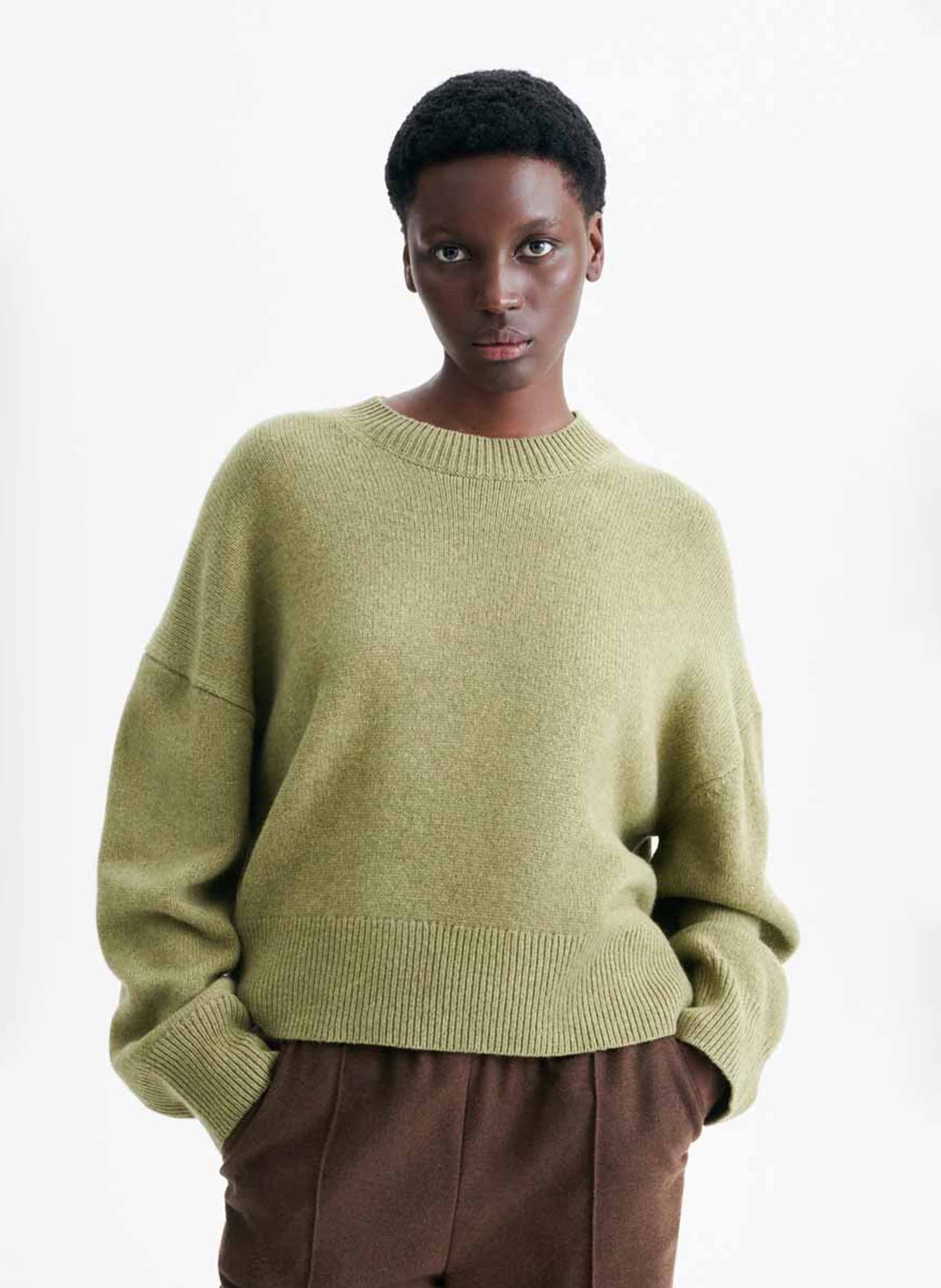 Loose-fit round-neck wool sweater VANESSA BRUNO