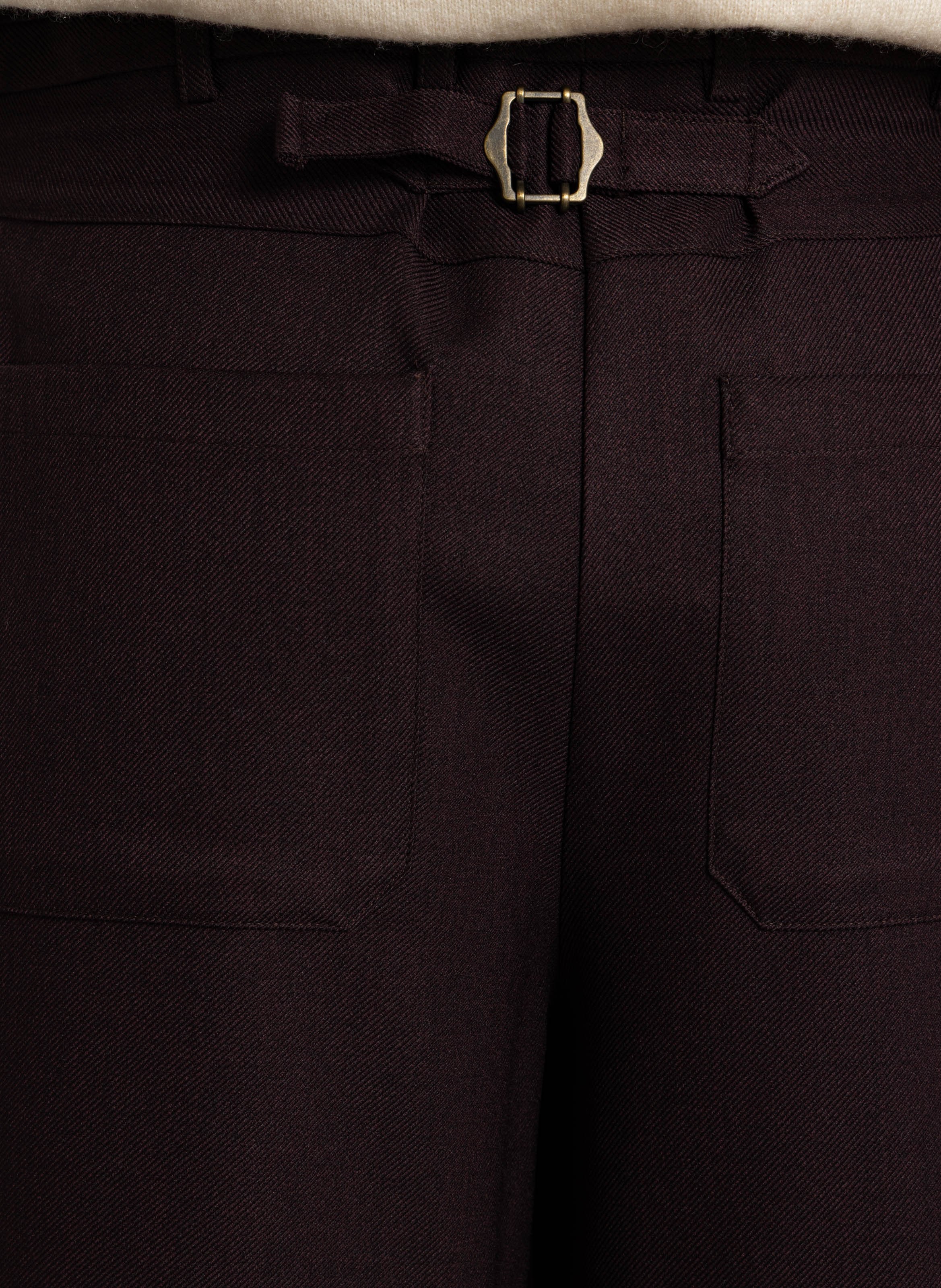 Pantalon large taille haute MAISON 123 Violet