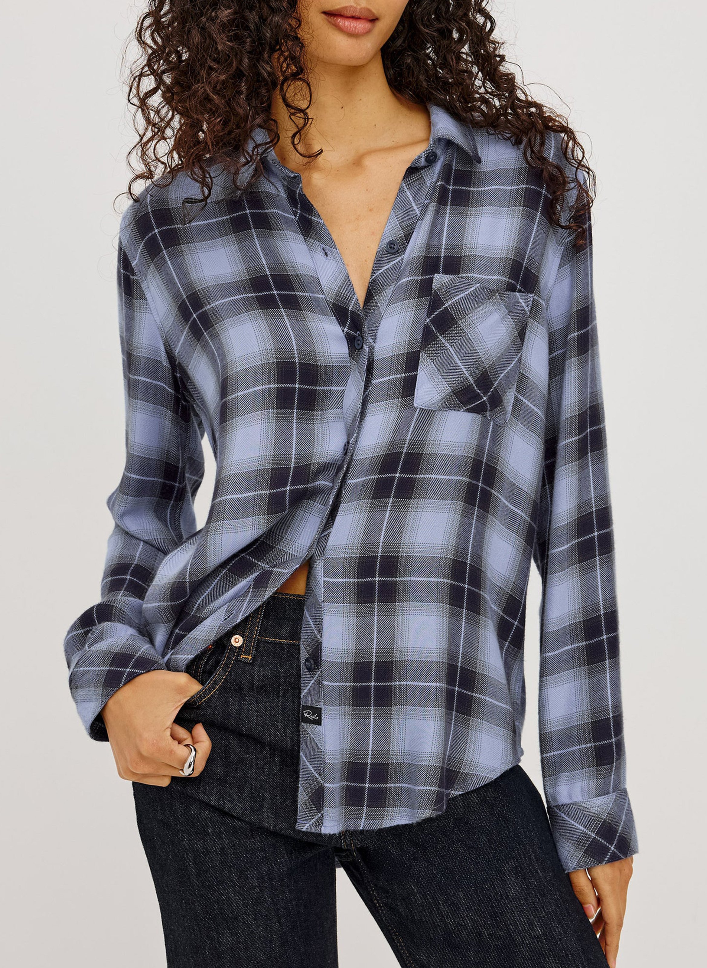 Straight checked shirt RAILS