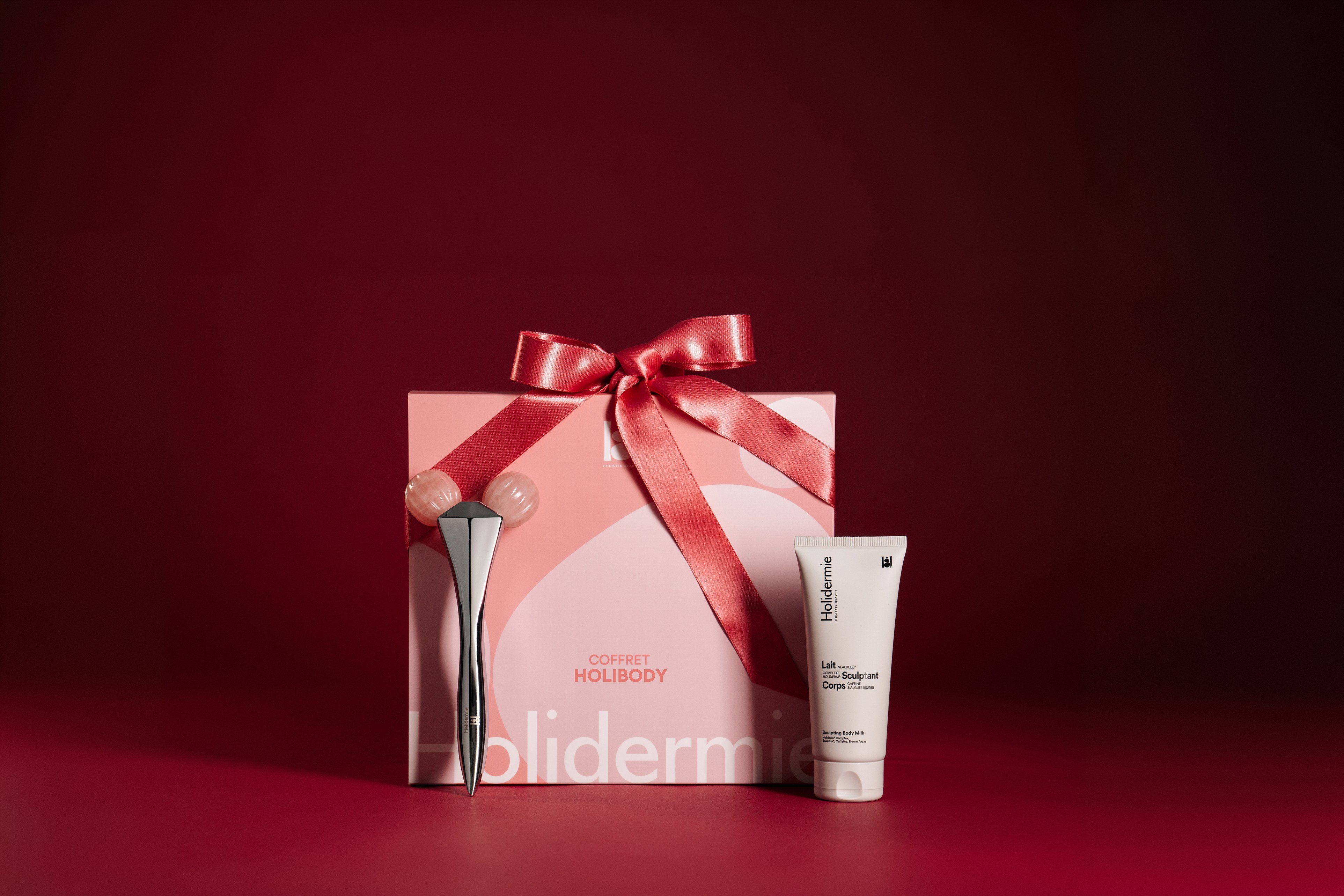 HoliBody Set - V-Shaped Firming Body Roller & Sculpting Body Lotion 100ml HOLIDERMIE No color