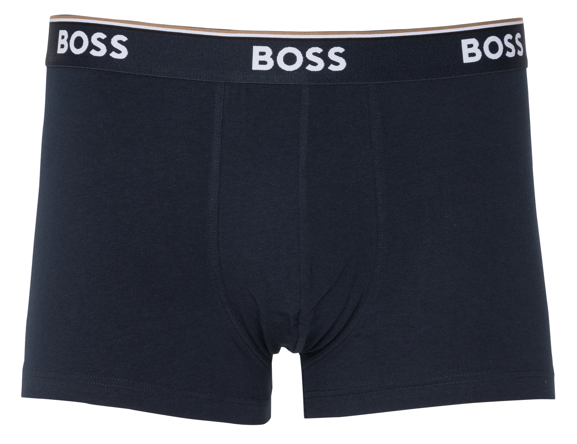 Pack of 3 cotton boxer shorts BOSS Blue