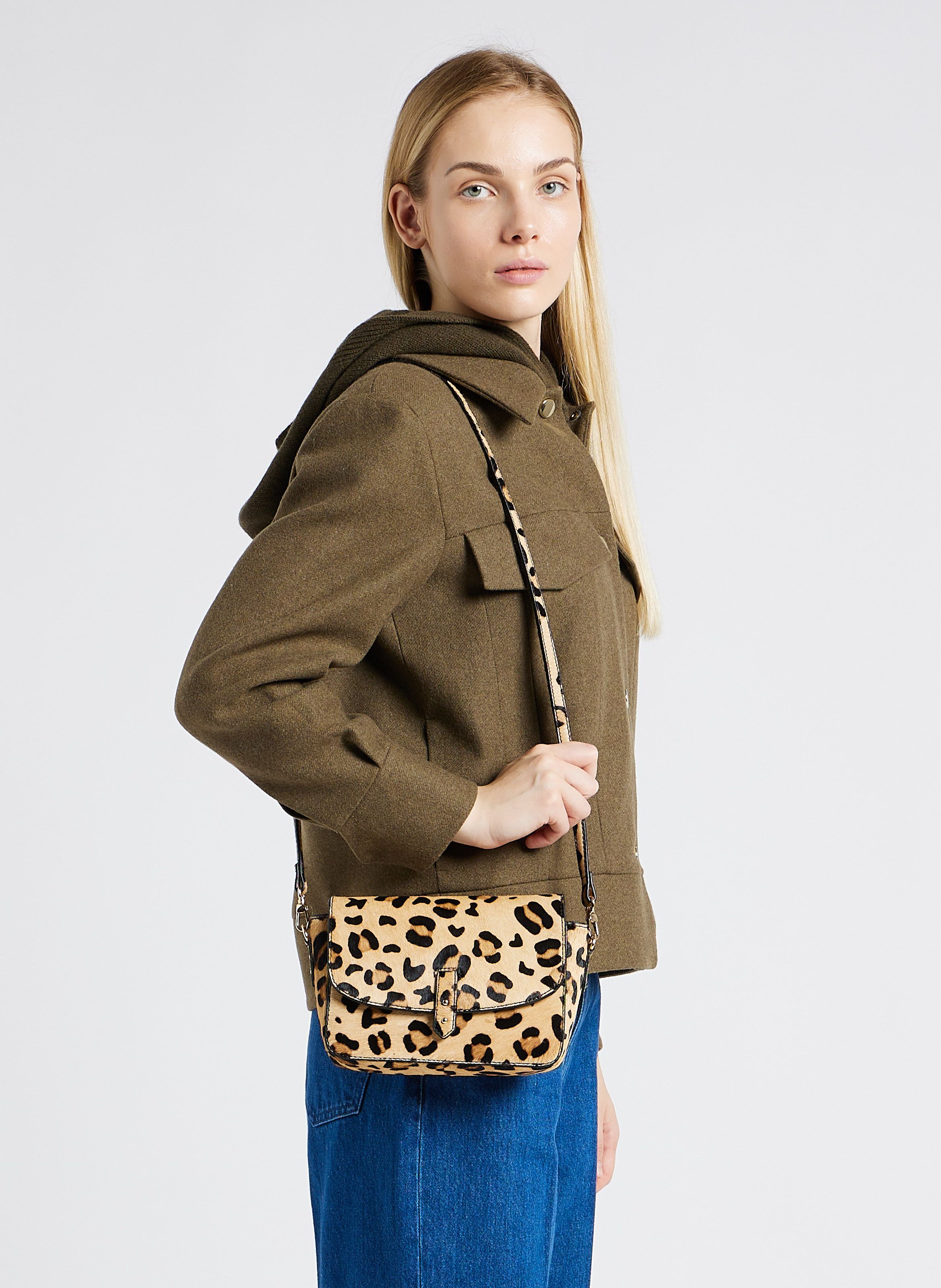 Sac petite mendigote clearance leopard