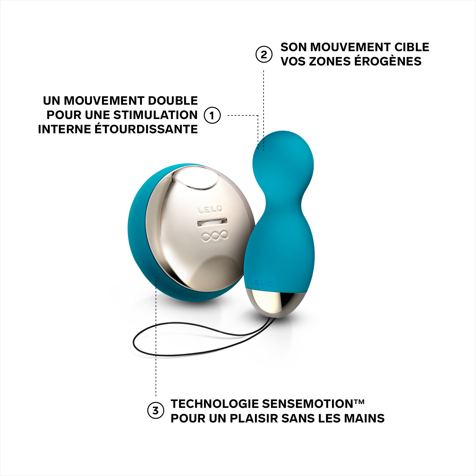 Oeuf vibrant LELO Bleu