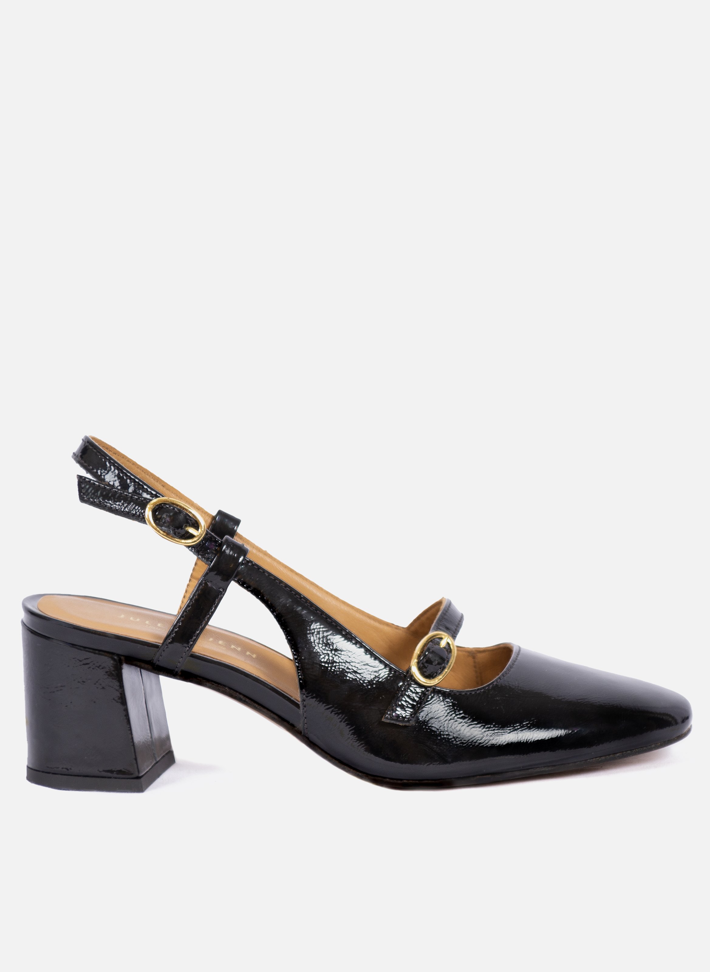 Patent leather slingbacks JULES & JENN