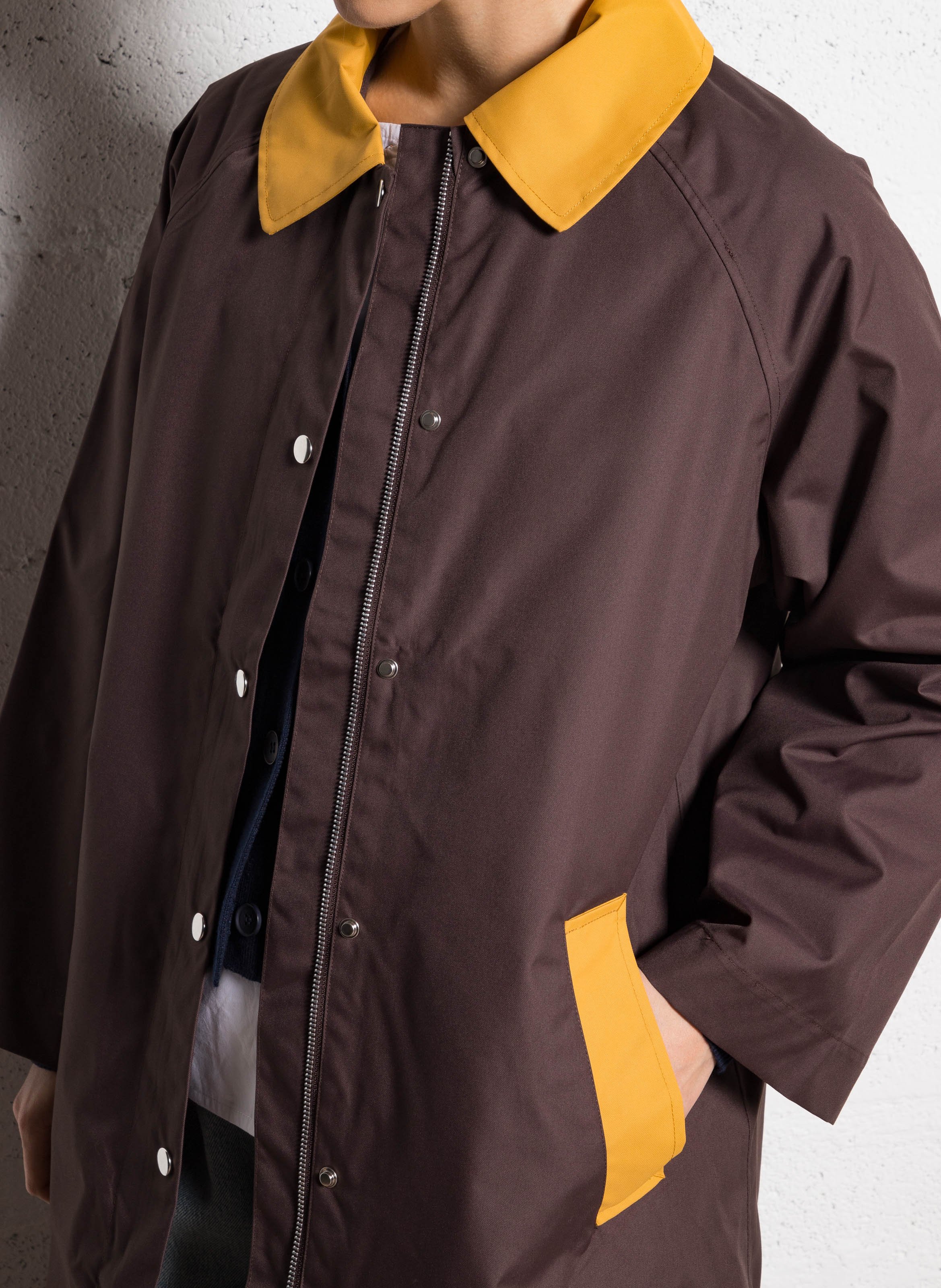 Long trench coat THE TINY BIG SISTER Black