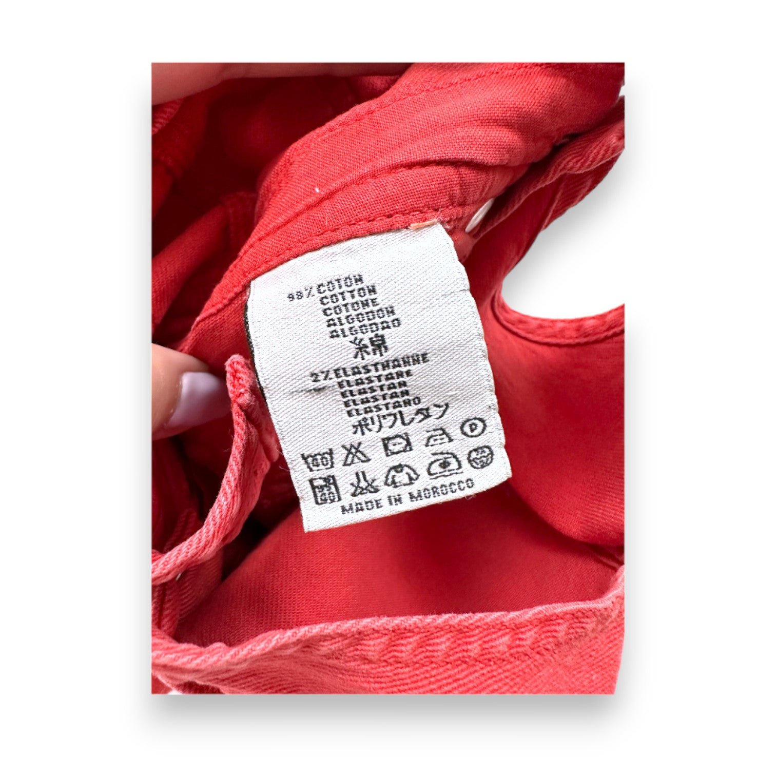 Baby red overalls - 6 months BONPOINT - Seconde Main Red