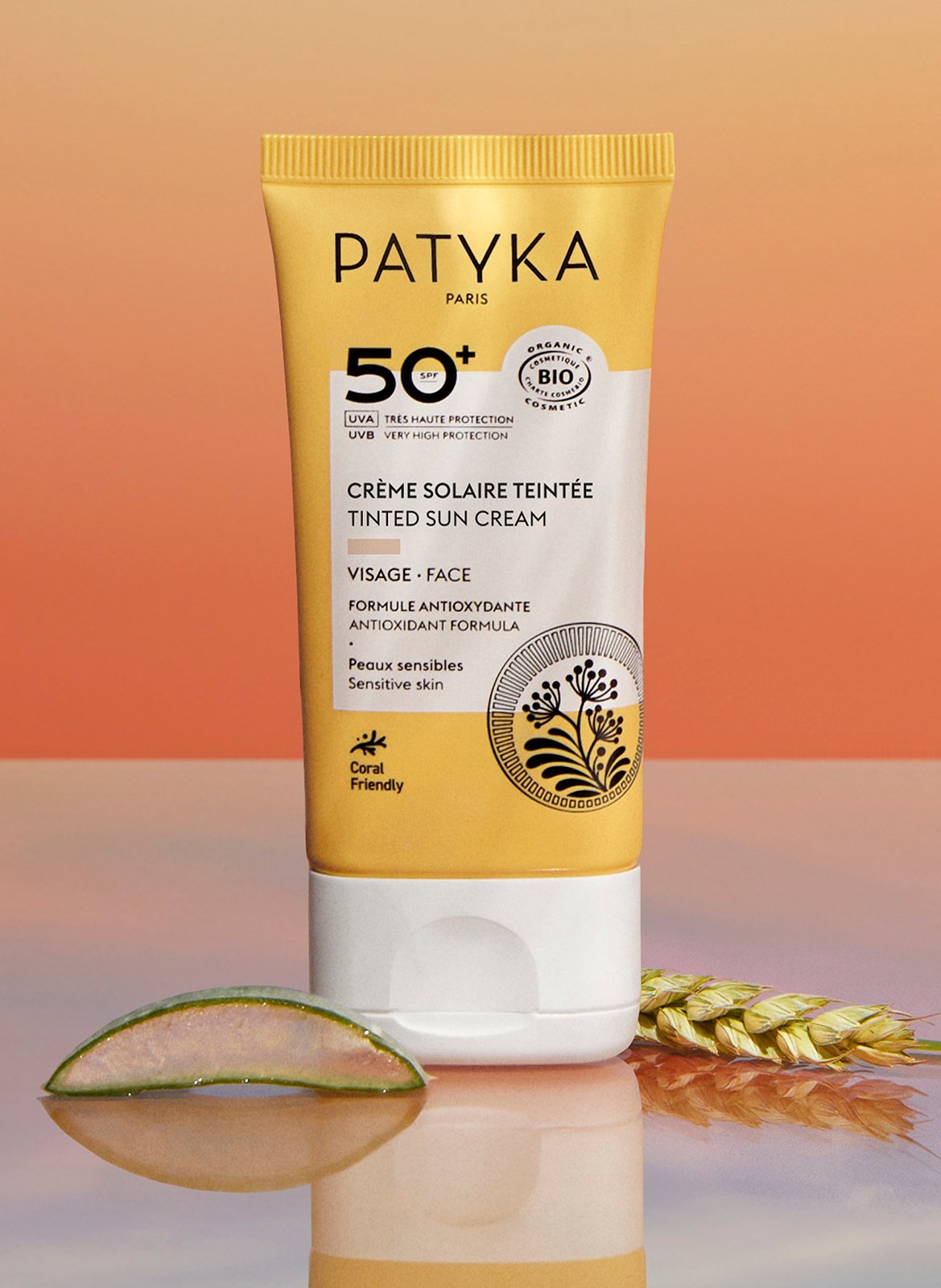 Crème Solaire Teintée SPF50 PATYKA No color