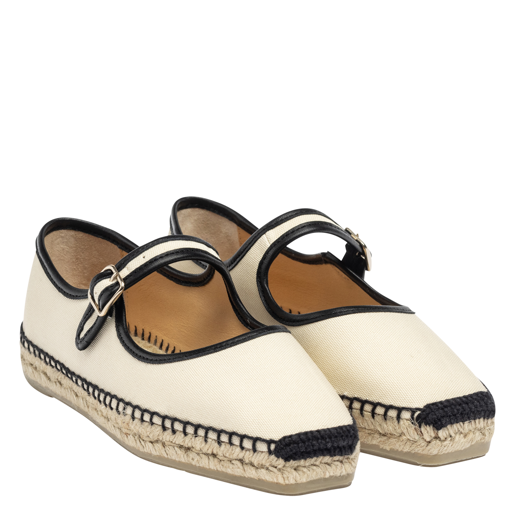 Cotton-blend espadrilles Beige