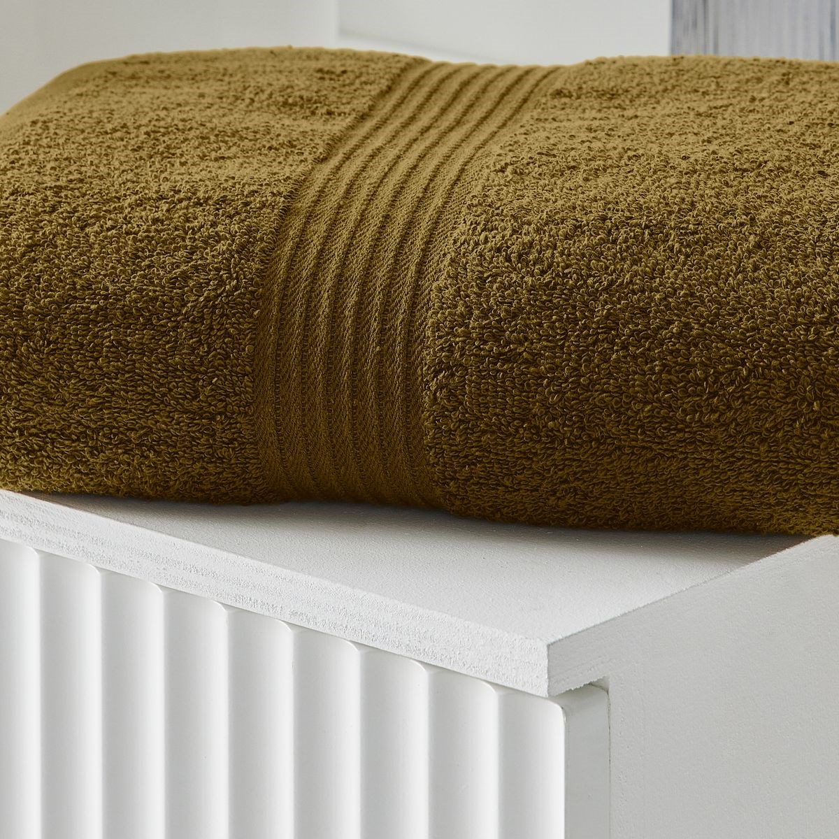 Plain cotton bath towel TODAY LINGE DE MAISON Brown