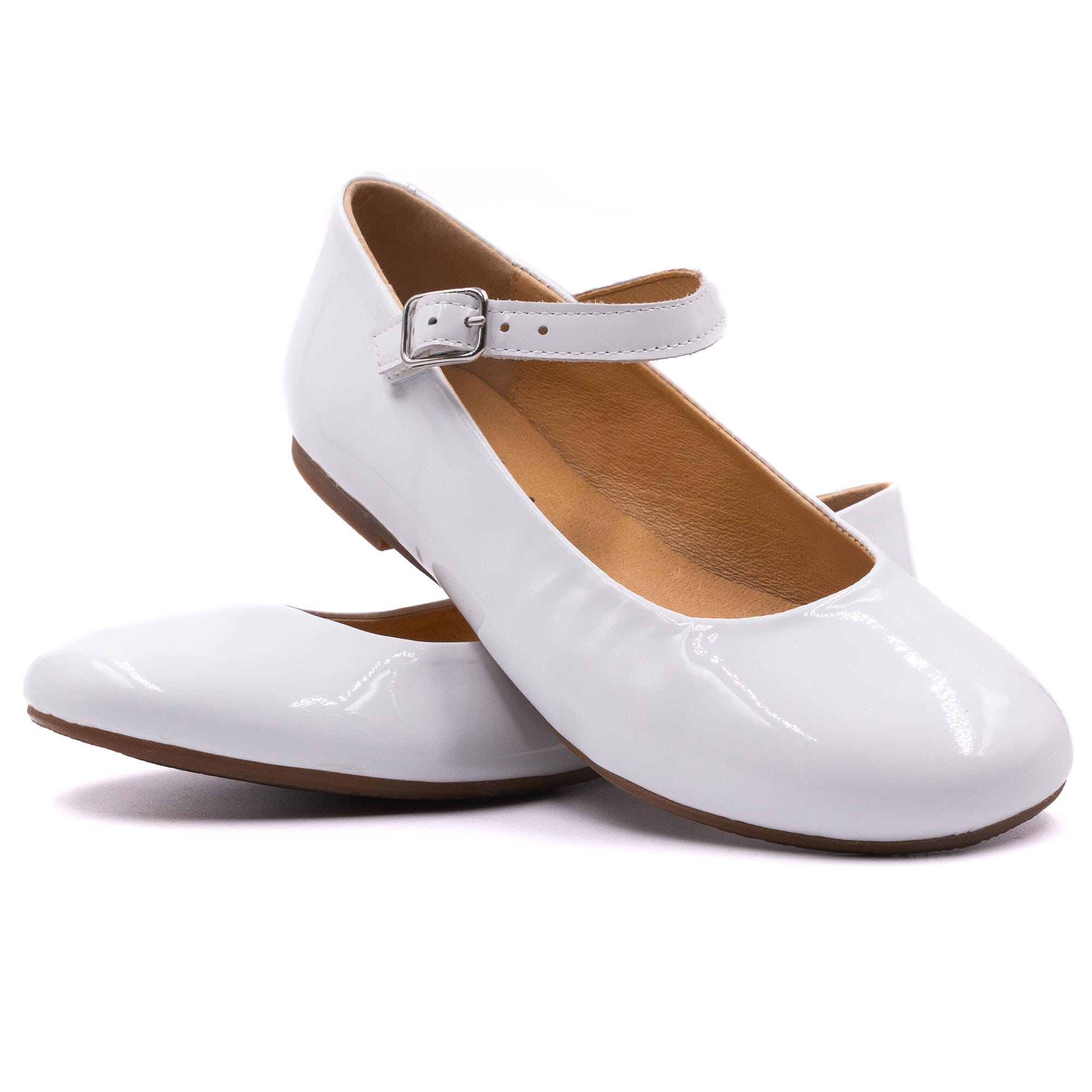 Ballerine vernis Boni & Sidonie Blanc