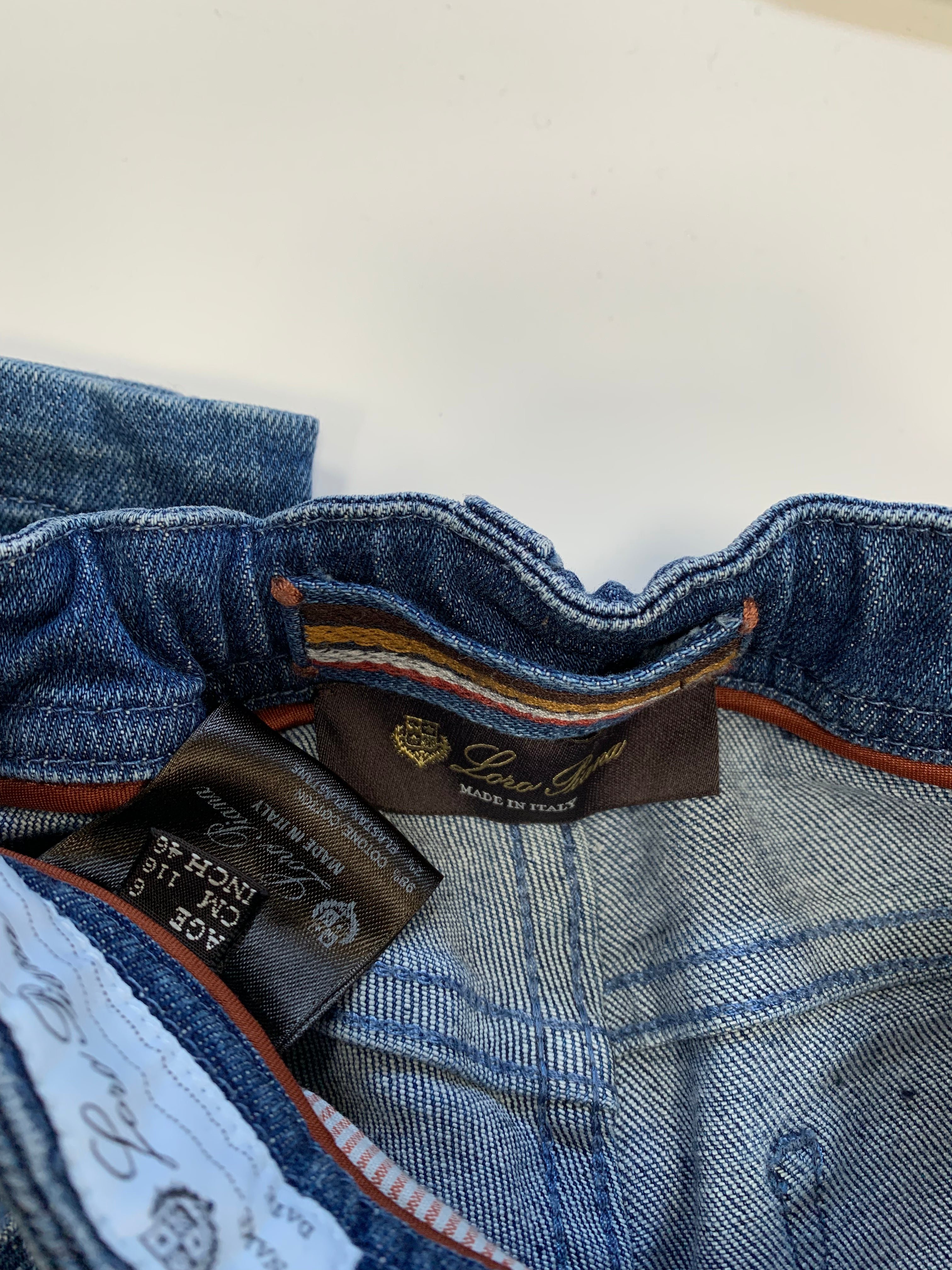 Blue children's pants - 6 years LORO PIANA - Seconde Main Blue